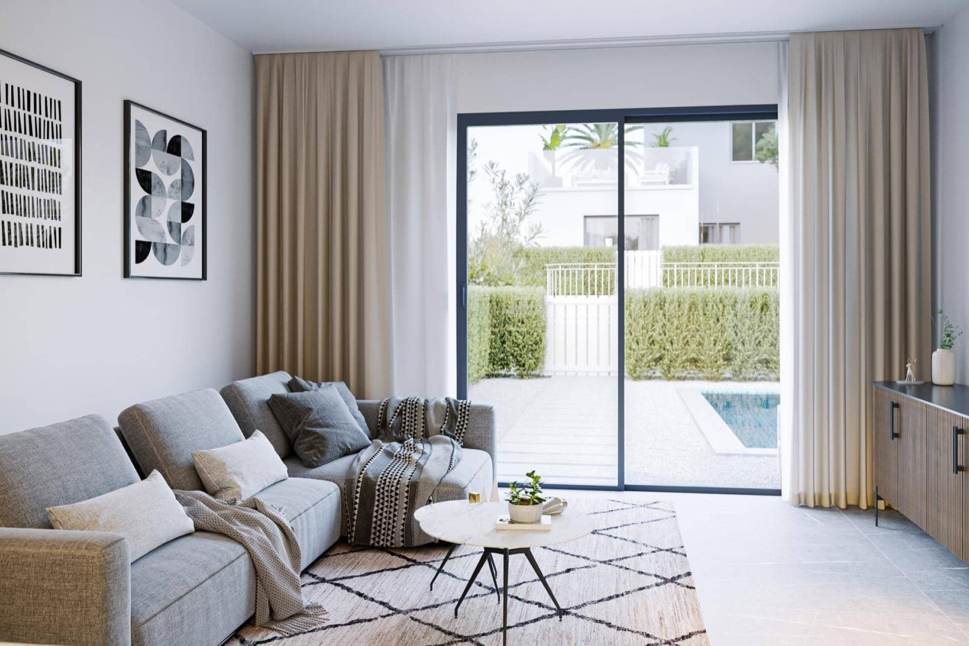 Nieuwbouw woningen - 2. Town house / tussenwoning - Altaona Golf and Country Village - Costa Calida