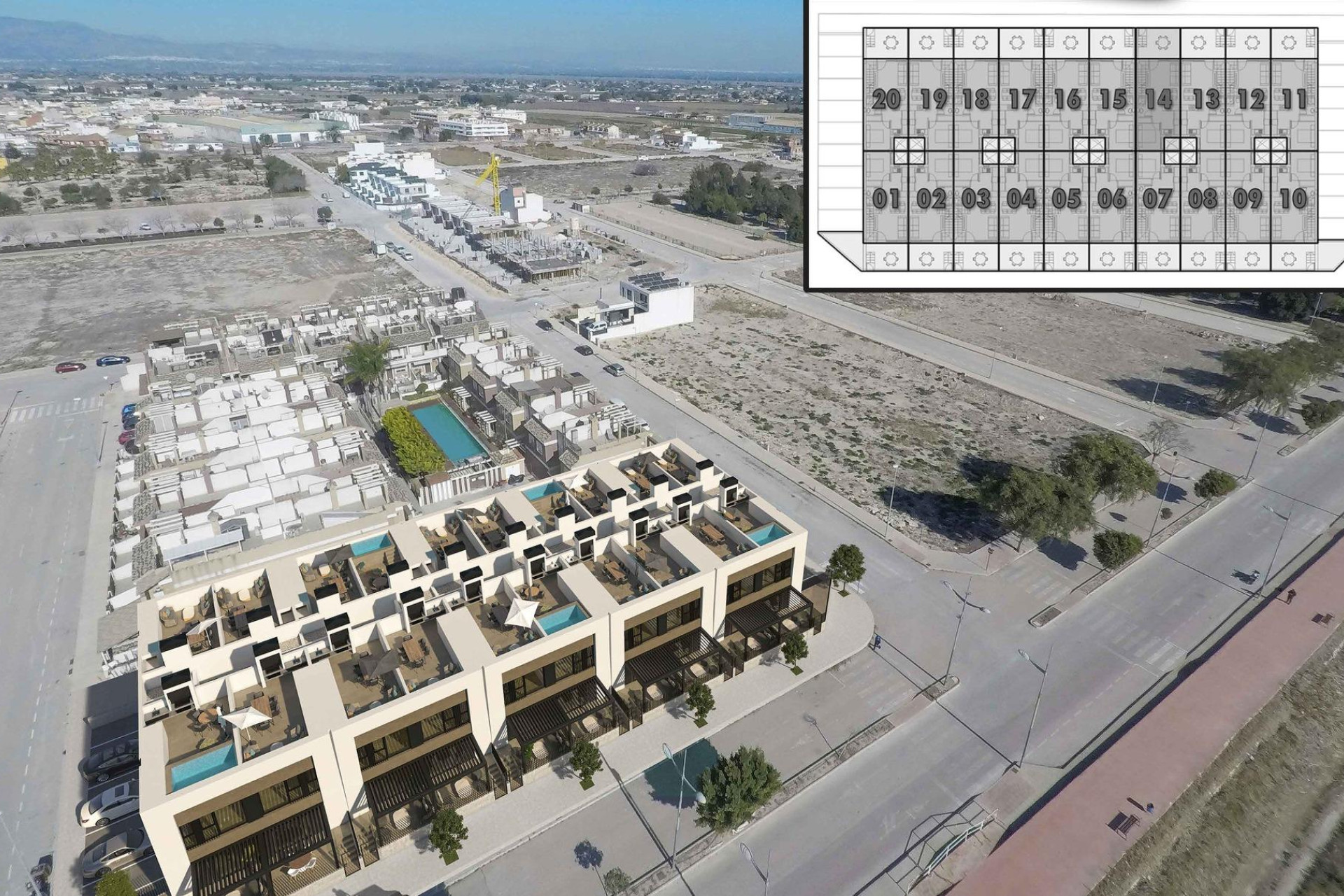 Nieuwbouw woningen - 2. Town house / tussenwoning - Dolores - Costa Blanca Zuid