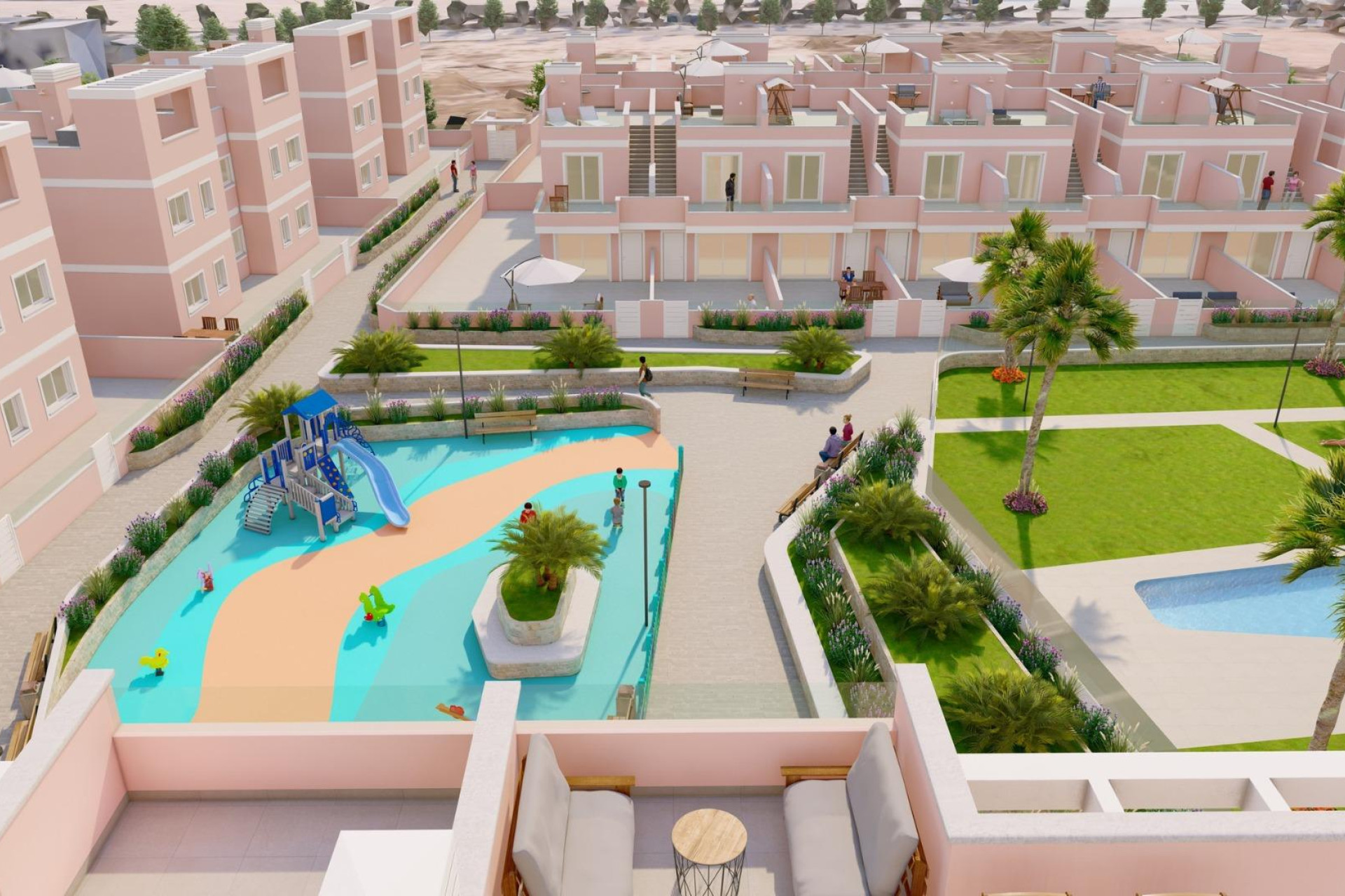 Nieuwbouw woningen - 2. Town house / tussenwoning - Pilar de la Horadada - Costa Blanca Zuid