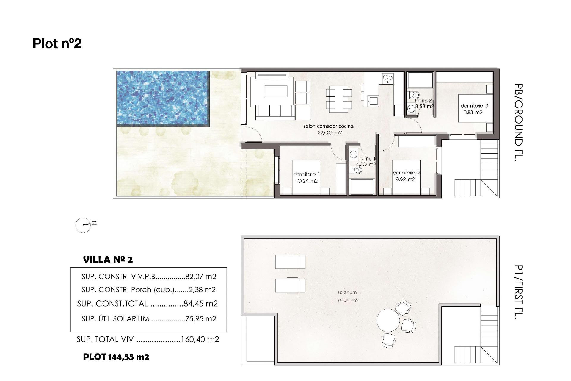 Nieuwbouw woningen - 2. Town house / tussenwoning - Pilar de la Horadada - Costa Blanca Zuid