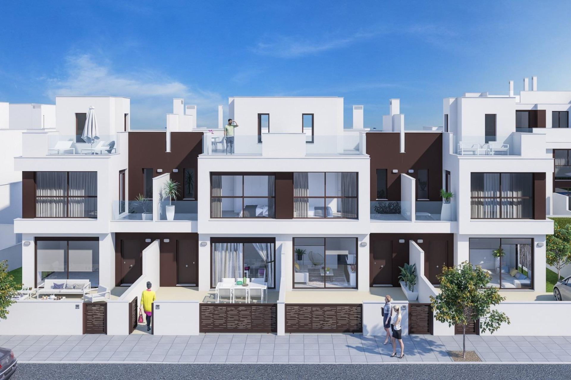 Nieuwbouw woningen - 2. Town house / tussenwoning - Pilar de la Horadada - Costa Blanca Zuid
