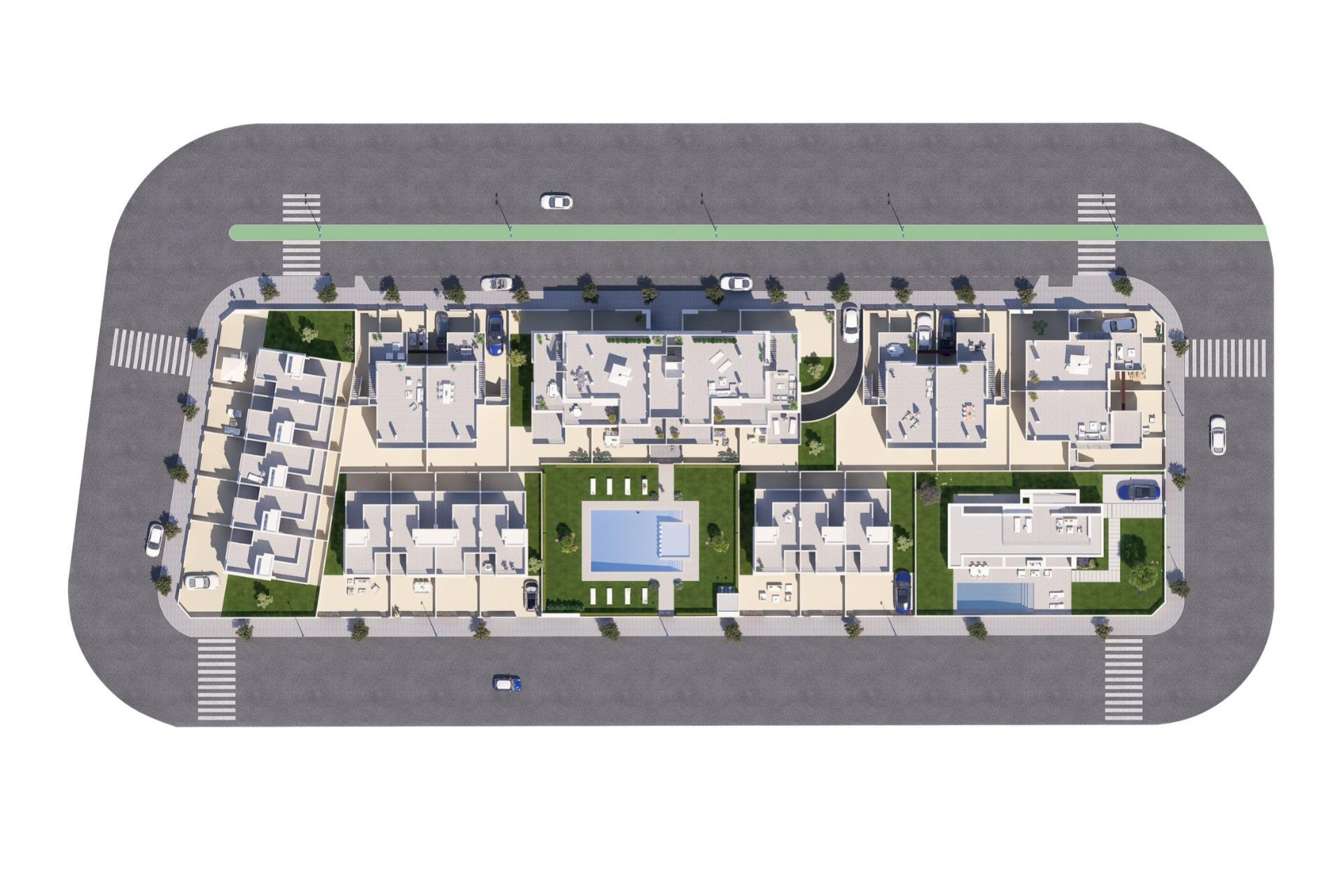 Nieuwbouw woningen - 2. Town house / tussenwoning - Pilar de la Horadada - Costa Blanca Zuid