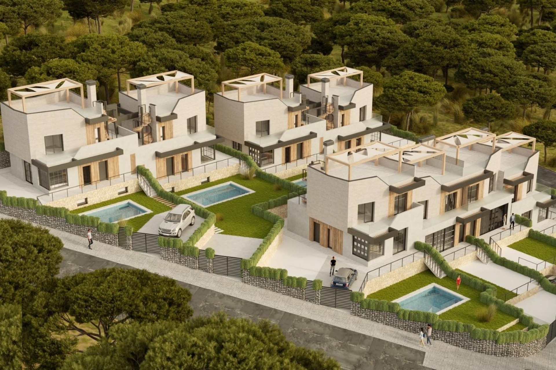 Nieuwbouw woningen - 2. Town house / tussenwoning - Polop - Costa Blanca Noord