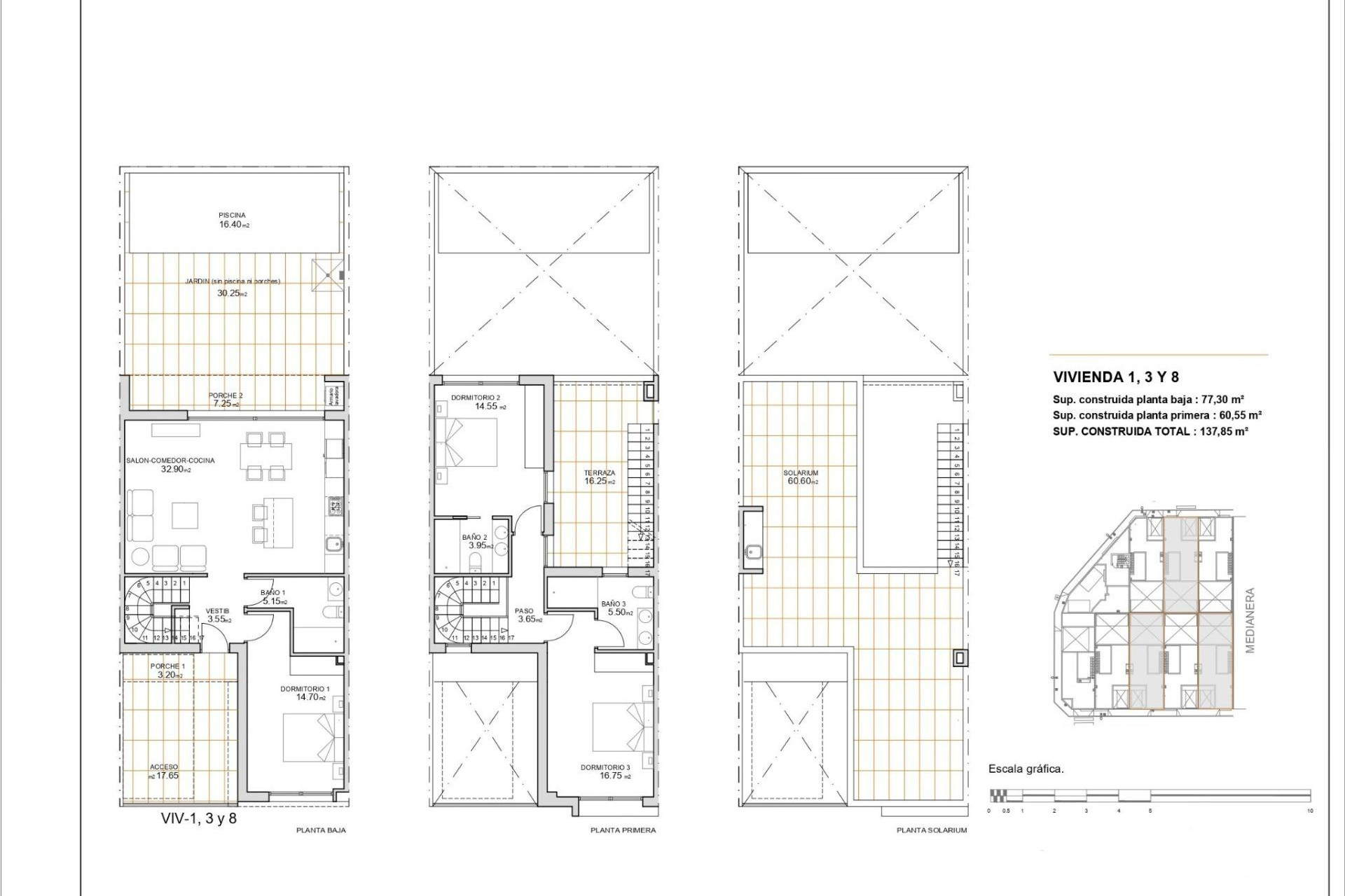 Nieuwbouw woningen - 2. Town house / tussenwoning - San Javier - Costa Calida