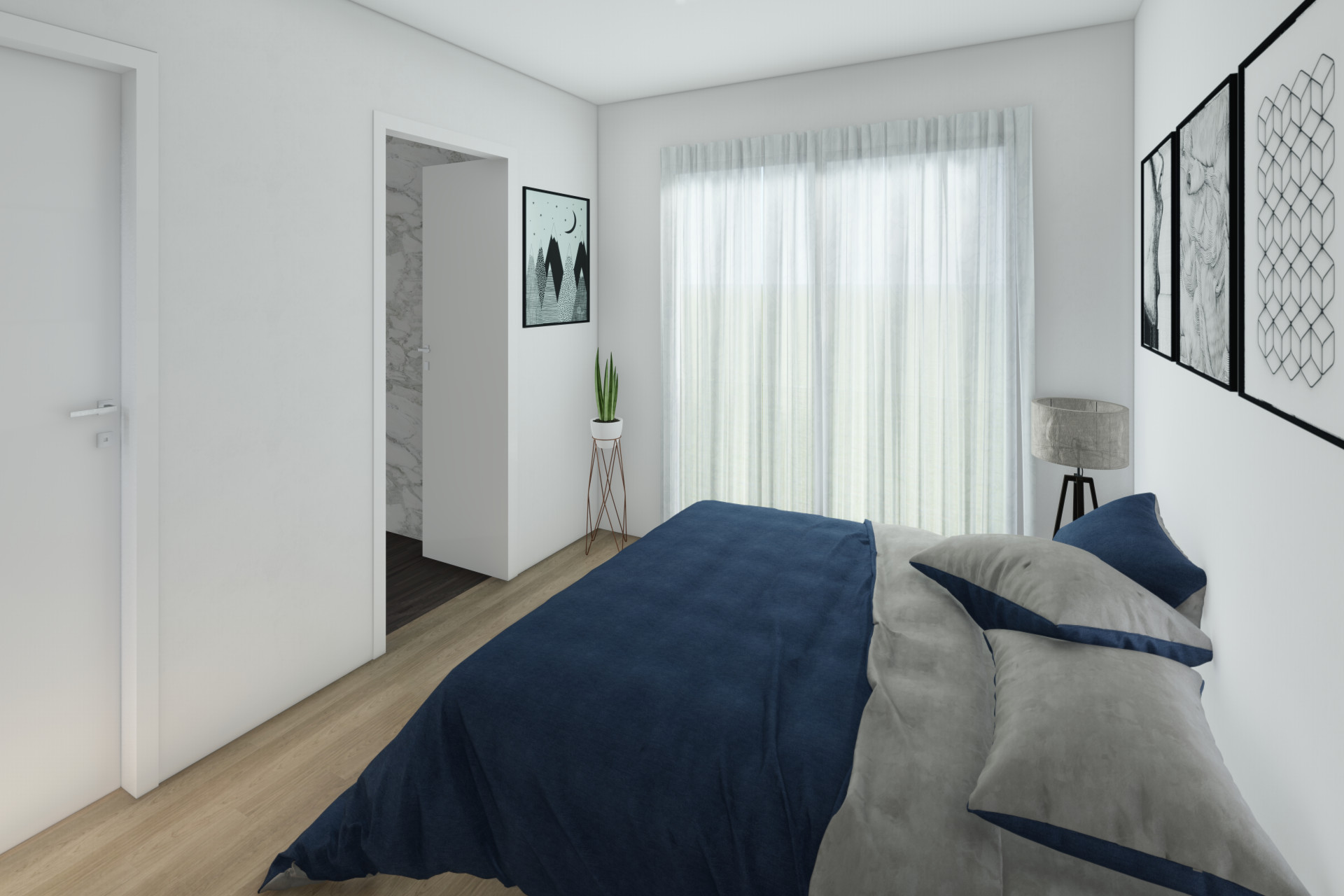 Nieuwbouw woningen - 2. Town house / tussenwoning - Santiago de Ribera - Costa Calida