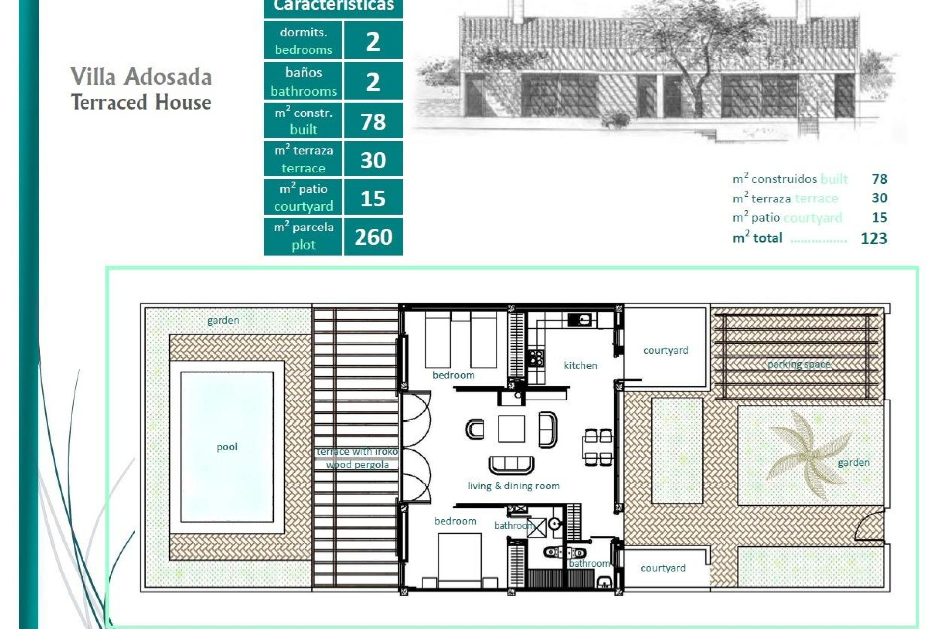 Nieuwbouw woningen - 2. Town house / tussenwoning - Sucina - Costa Calida
