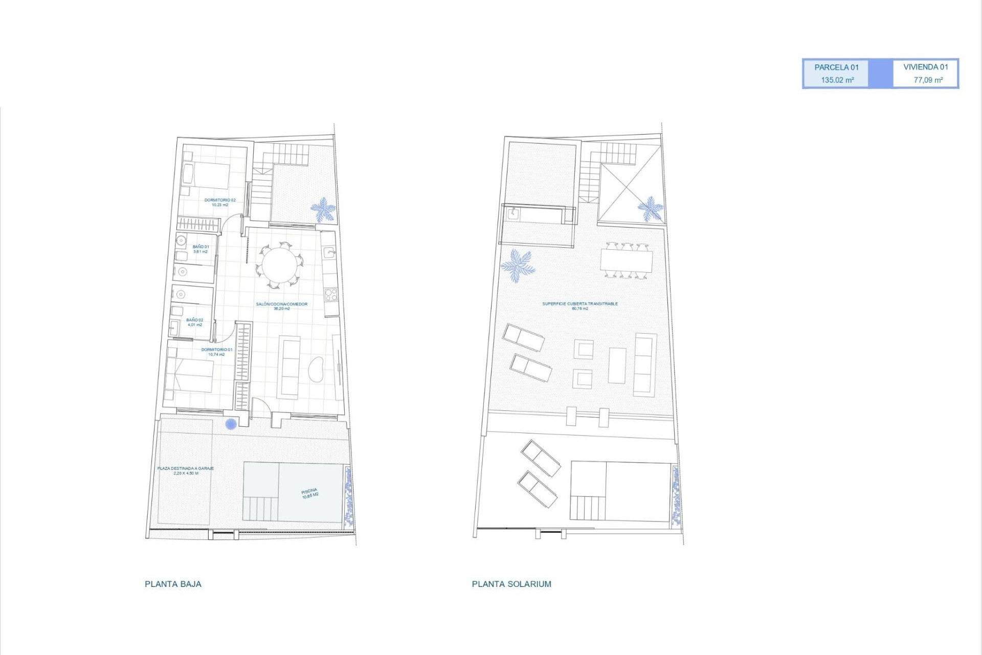 Nieuwbouw woningen - 2. Town house / tussenwoning - Torre Pacheco - Costa Calida