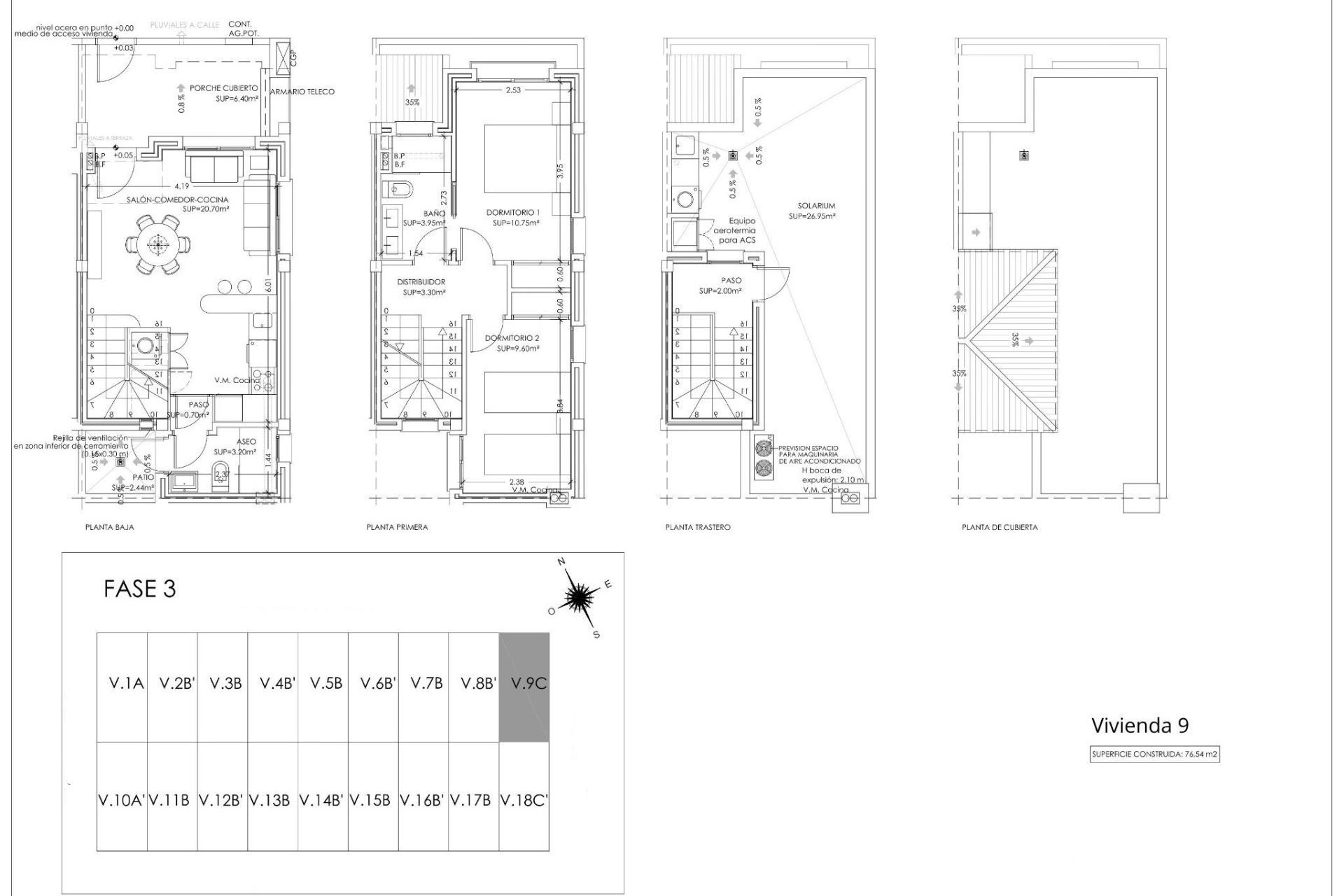 Nieuwbouw woningen - 2. Town house / tussenwoning - Torre Pacheco - Santa Rosalia pueblo