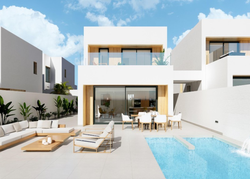 Nieuwbouw woningen - 3. Halfvrijstaand huis - Aguilas - Costa Calida