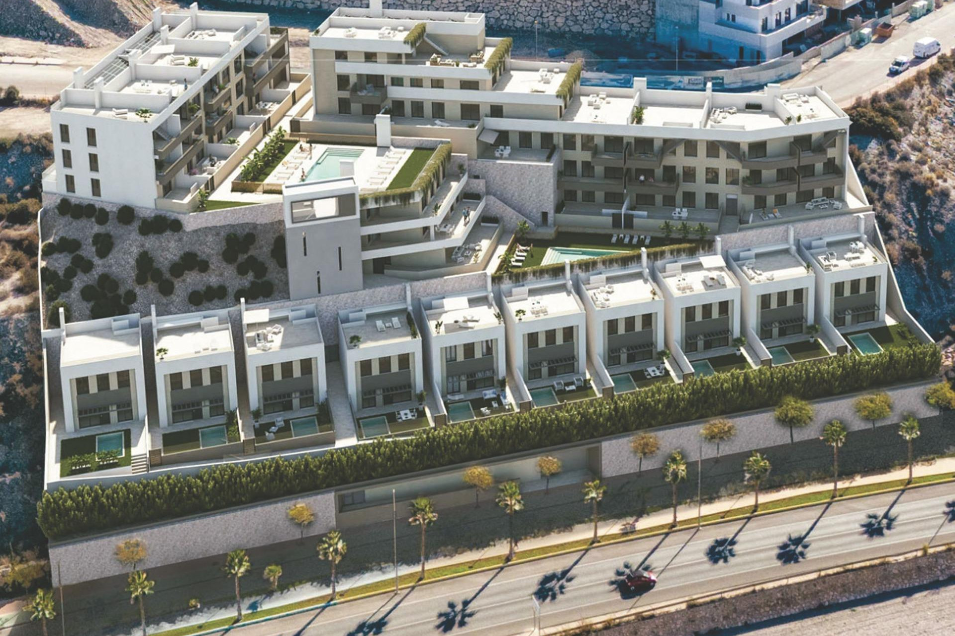 Nieuwbouw woningen - 3. Halfvrijstaand huis - Aguilas - Costa Calida