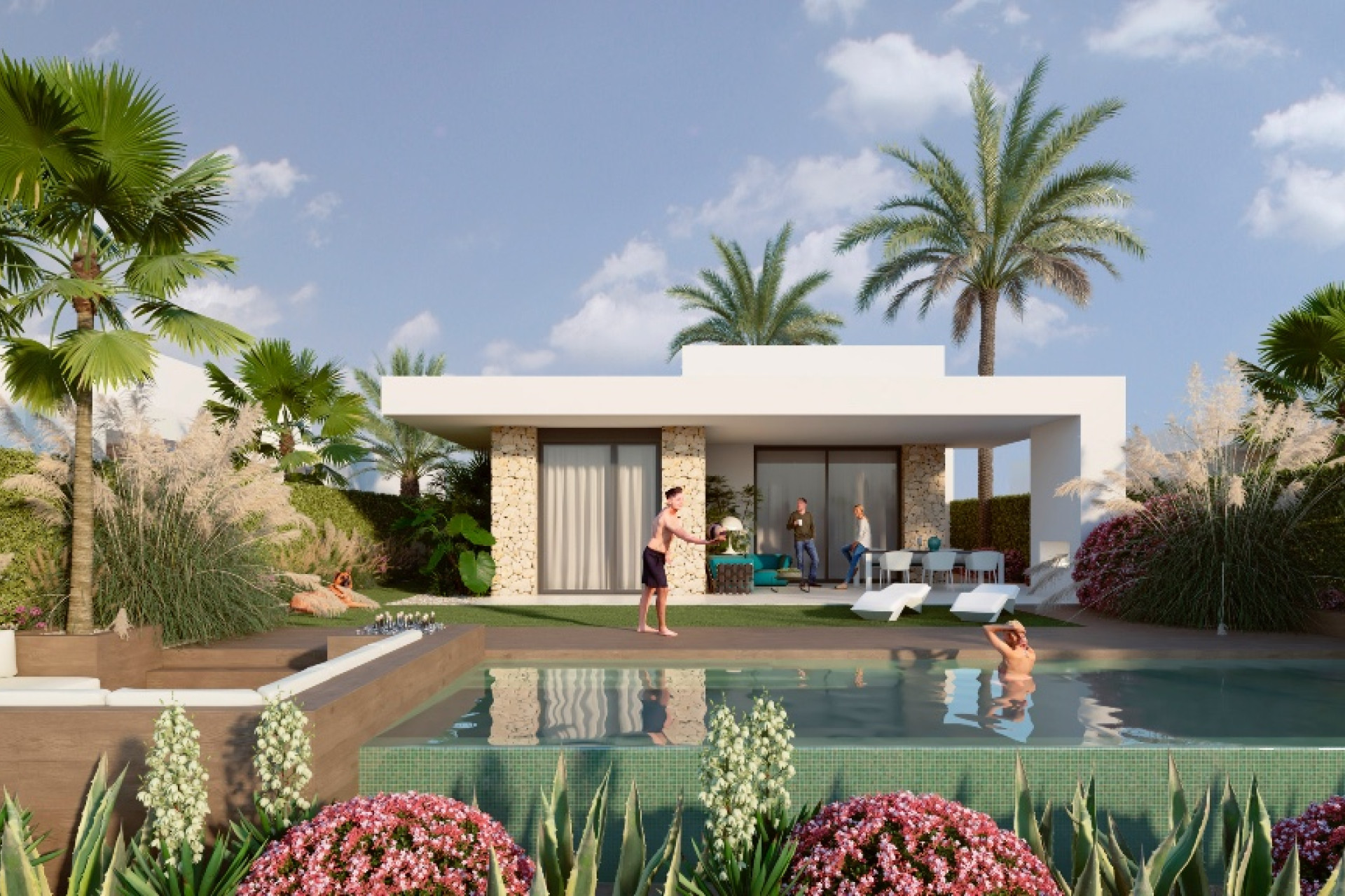 Nieuwbouw woningen - 3. Halfvrijstaand huis - Algorfa - Costa Blanca Zuid