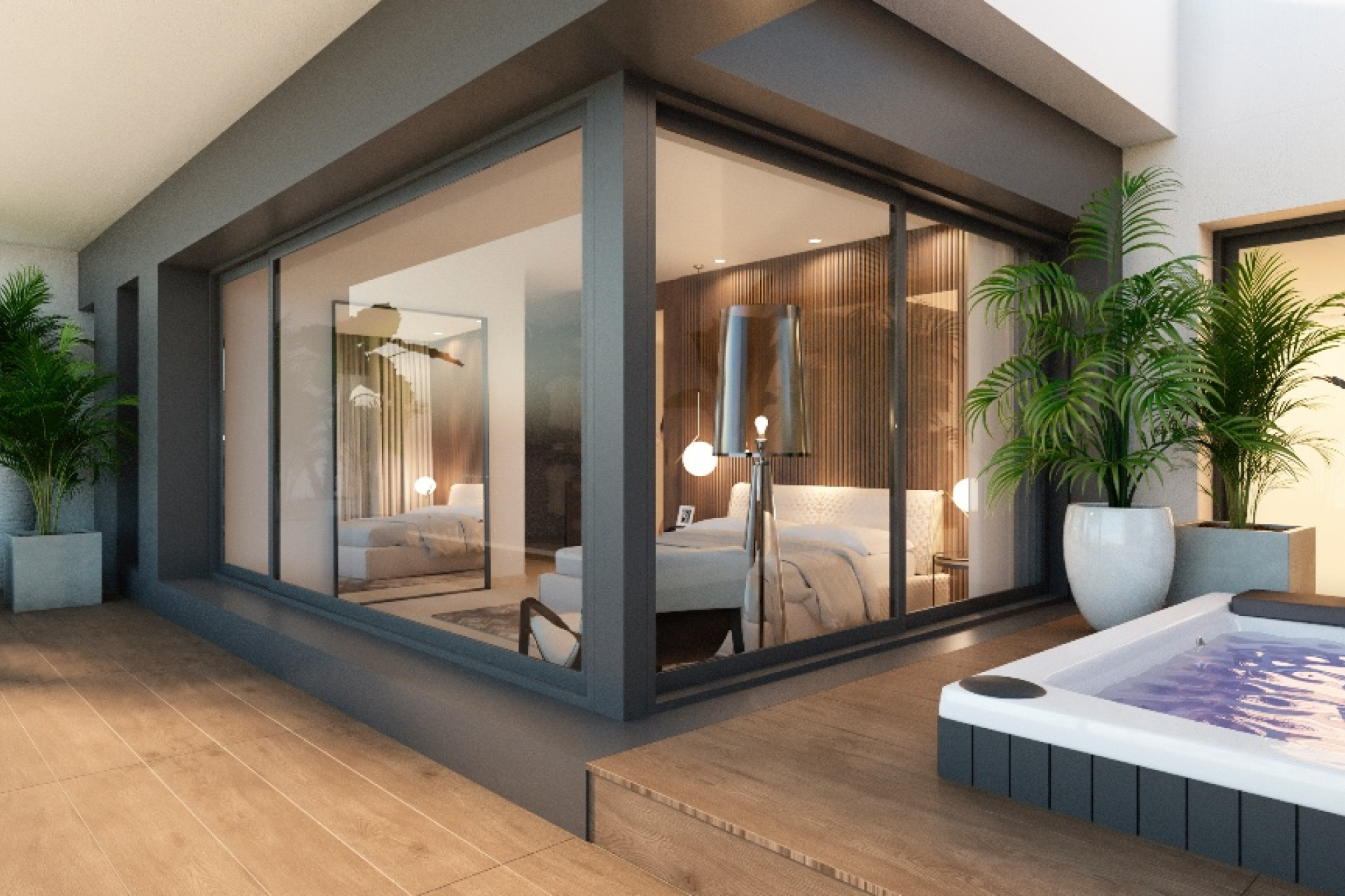 Nieuwbouw woningen - 3. Halfvrijstaand huis - Algorfa - Costa Blanca Zuid