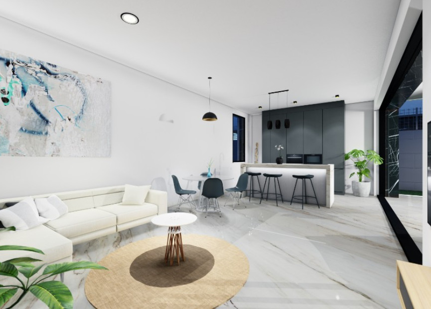 Nieuwbouw woningen - 3. Halfvrijstaand huis - Algorfa - Costa Blanca Zuid