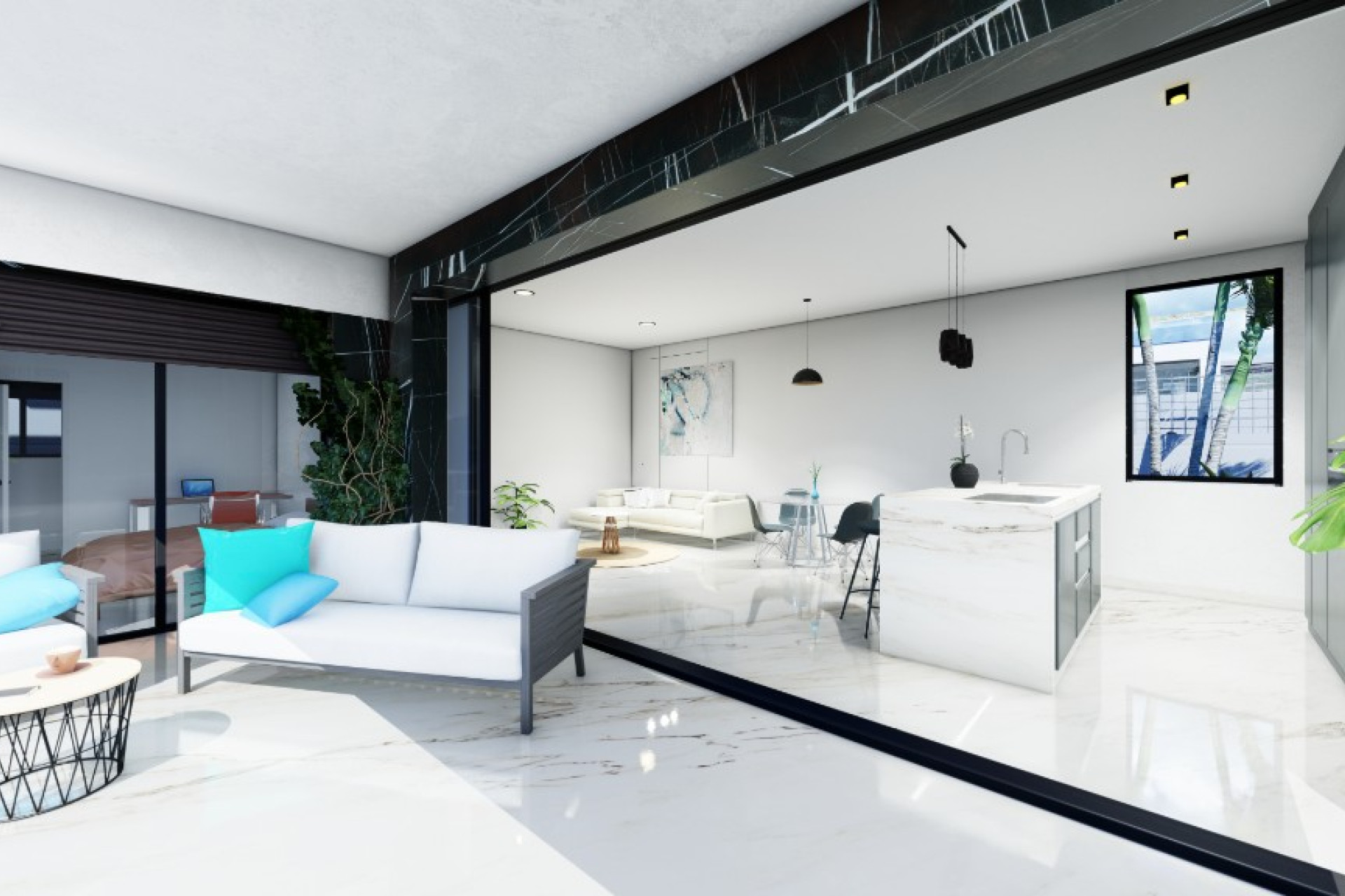 Nieuwbouw woningen - 3. Halfvrijstaand huis - Algorfa - Costa Blanca Zuid