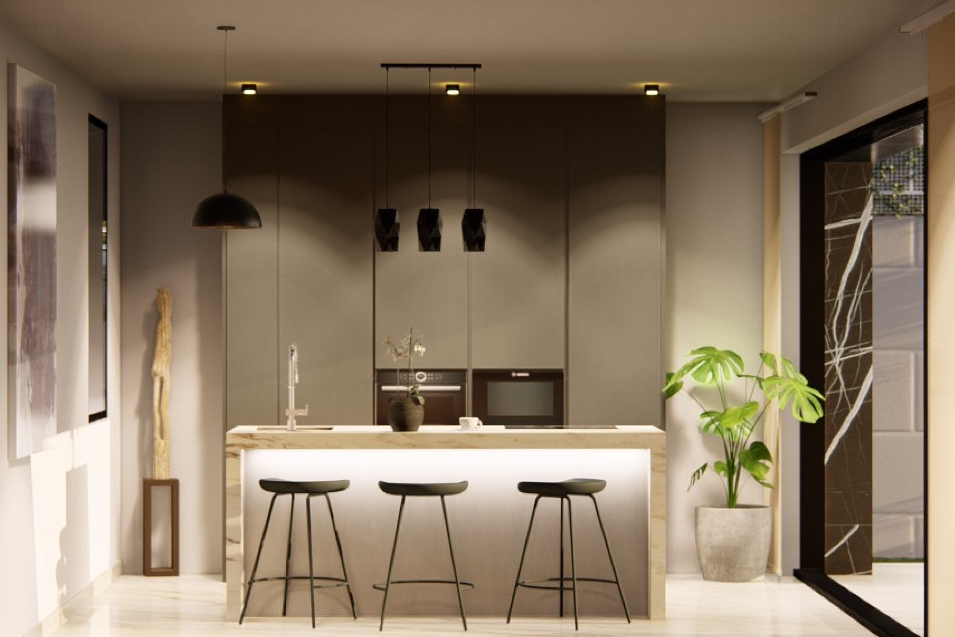 Nieuwbouw woningen - 3. Halfvrijstaand huis - Algorfa - Costa Blanca Zuid