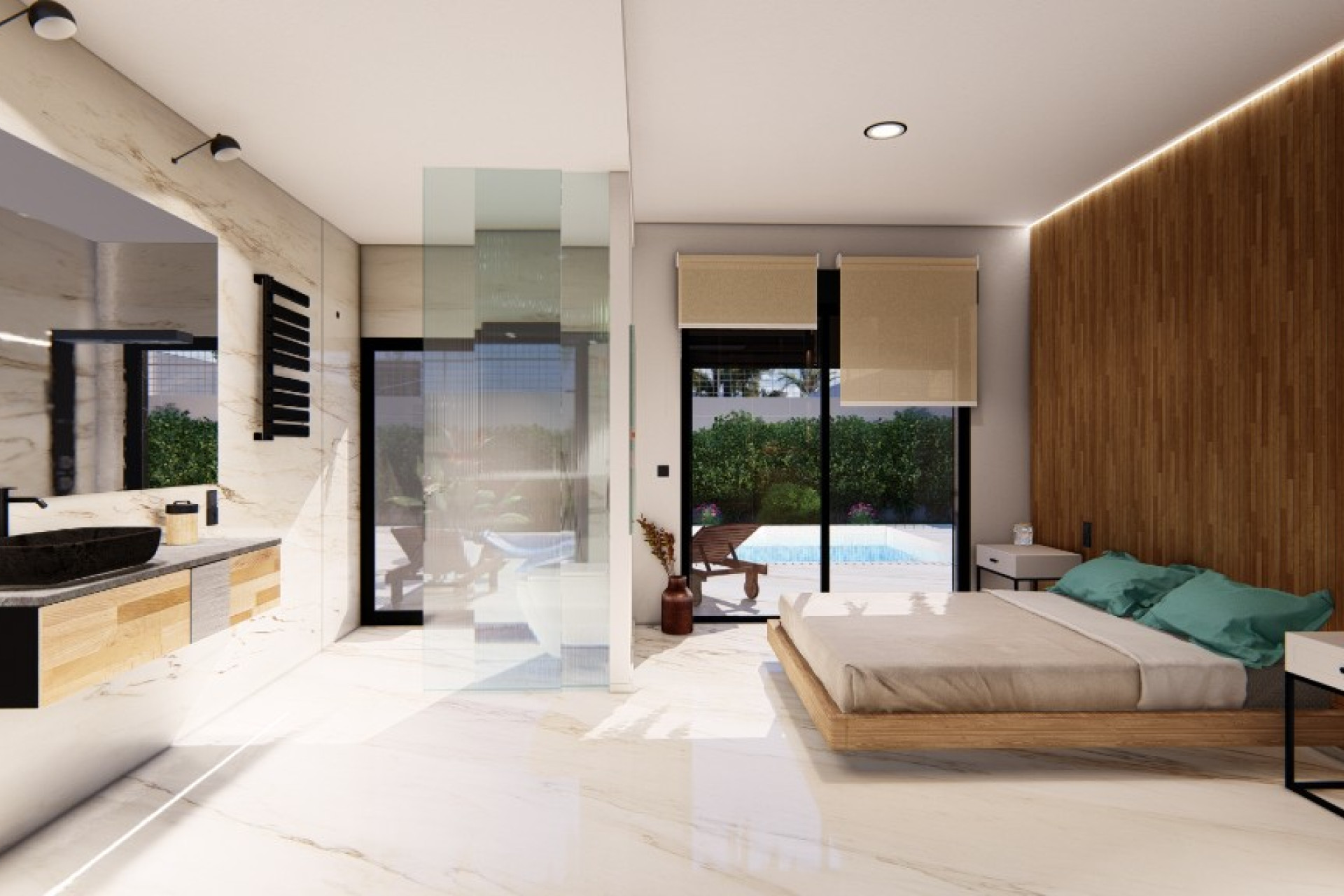 Nieuwbouw woningen - 3. Halfvrijstaand huis - Algorfa - Costa Blanca Zuid