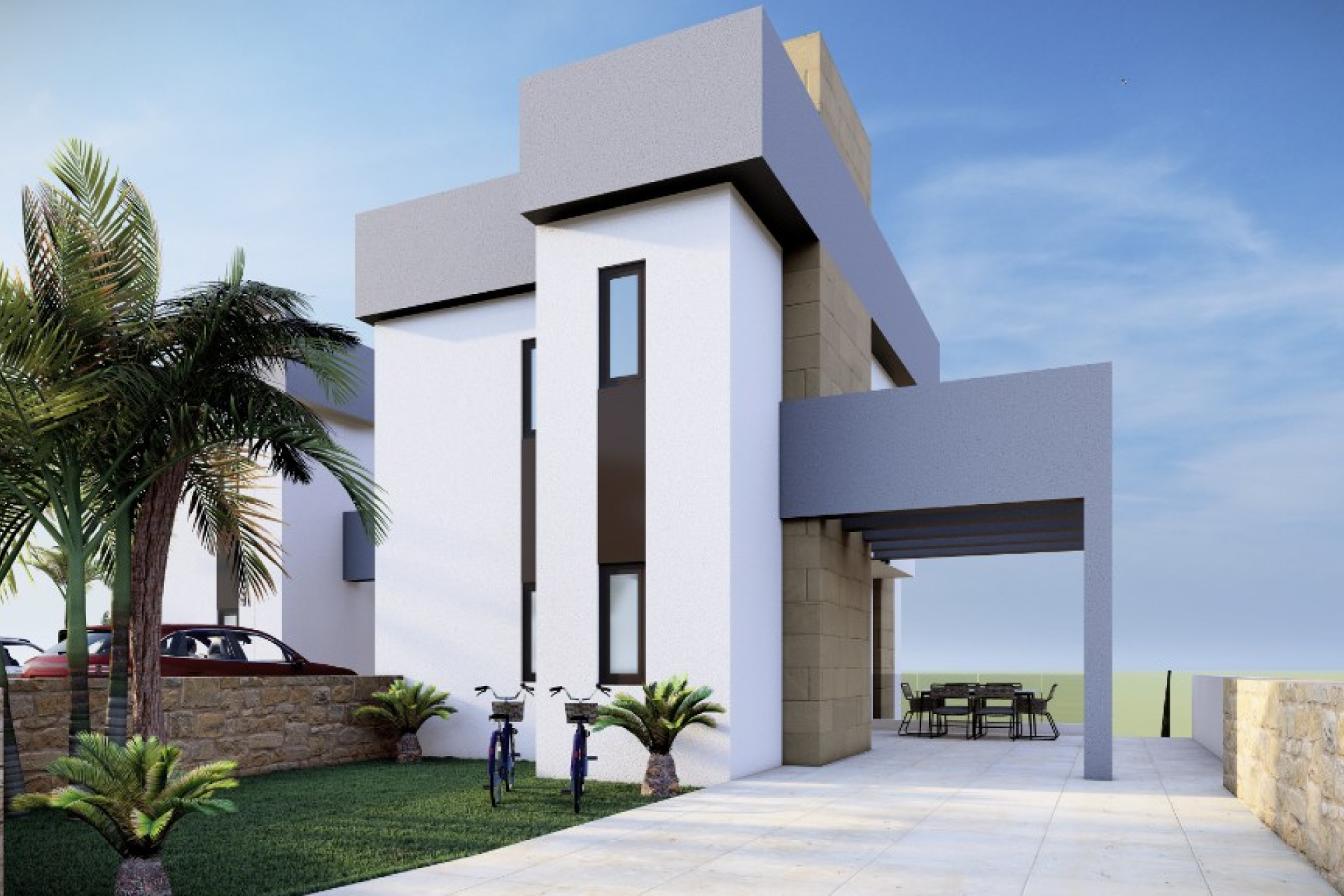 Nieuwbouw woningen - 3. Halfvrijstaand huis - Algorfa - Costa Blanca Zuid