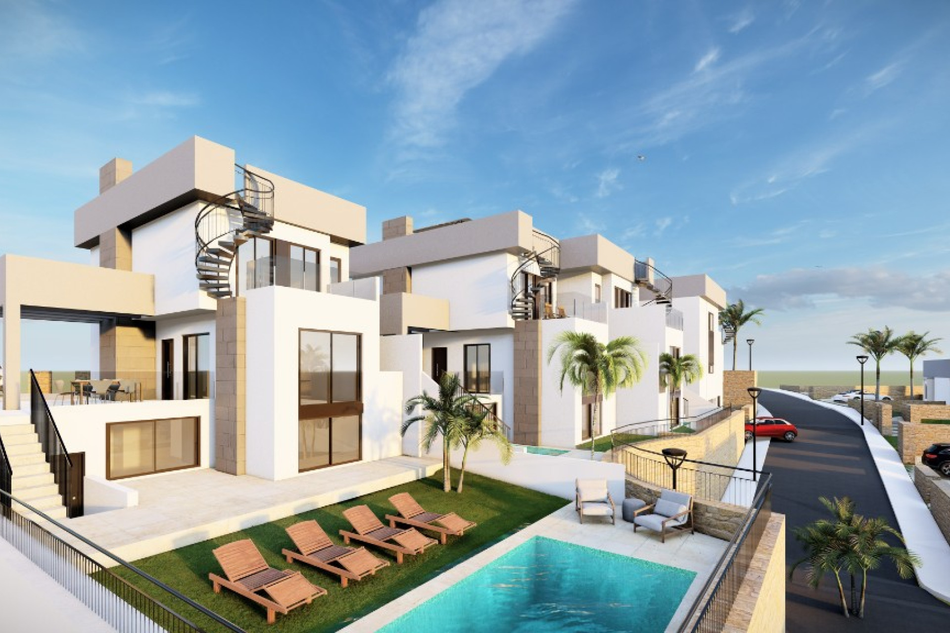 Nieuwbouw woningen - 3. Halfvrijstaand huis - Algorfa - Costa Blanca Zuid