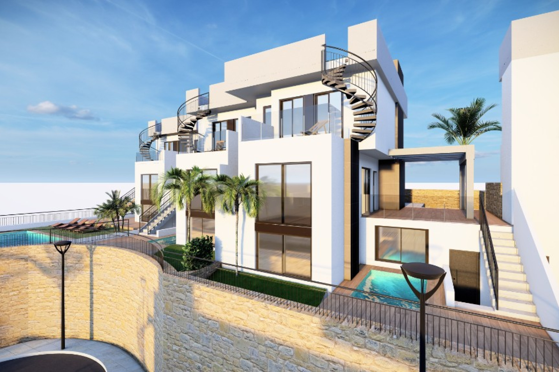 Nieuwbouw woningen - 3. Halfvrijstaand huis - Algorfa - Costa Blanca Zuid