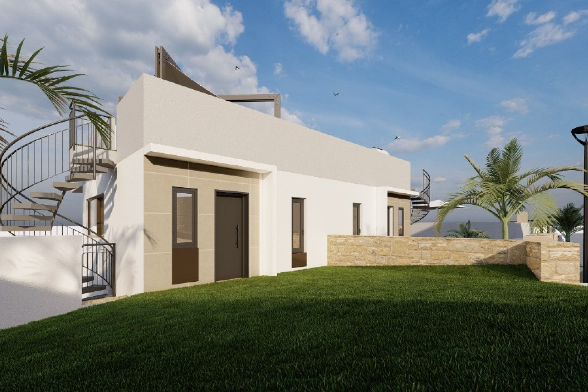 Nieuwbouw woningen - 3. Halfvrijstaand huis - Algorfa - Costa Blanca Zuid