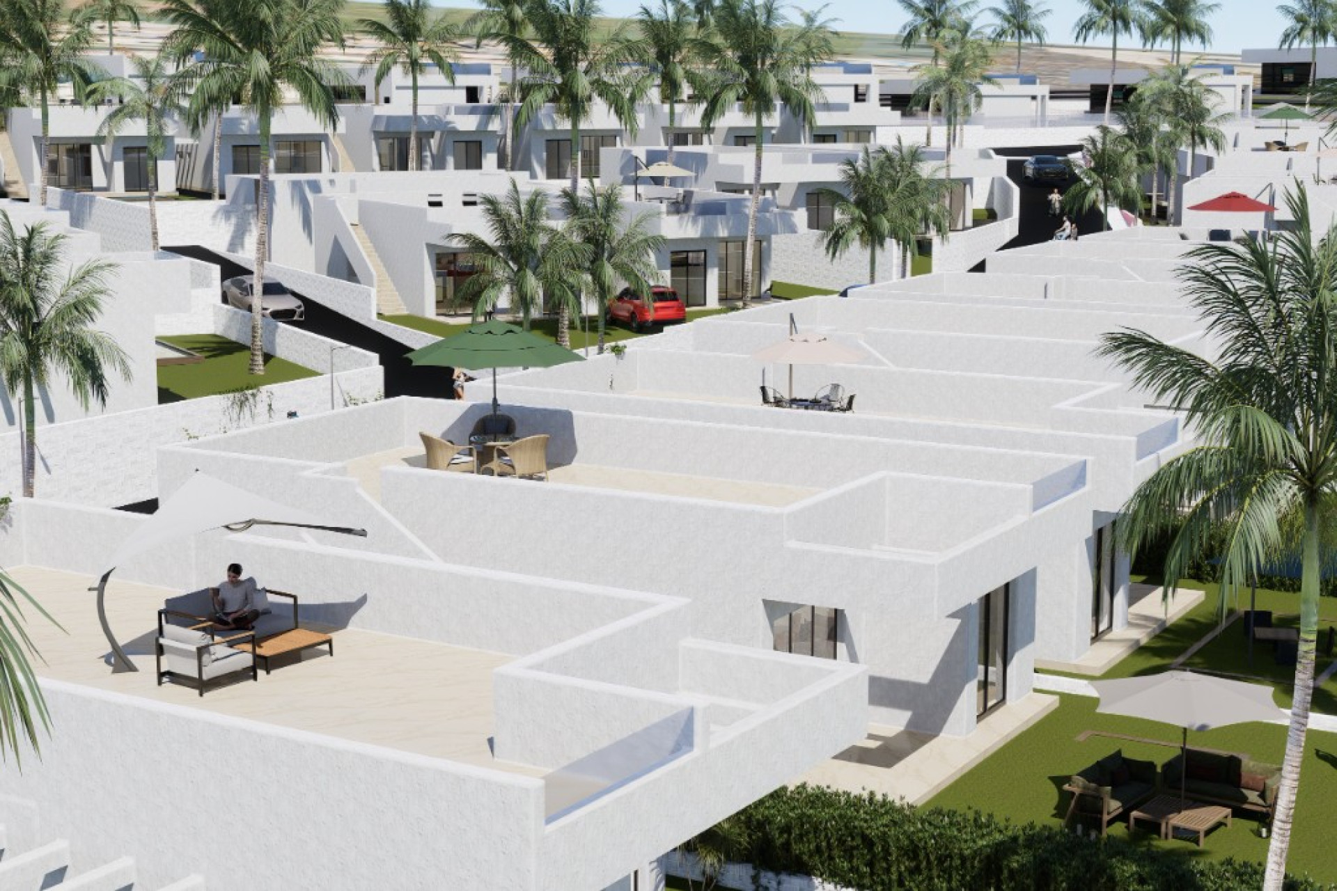 Nieuwbouw woningen - 3. Halfvrijstaand huis - Algorfa - Costa Blanca Zuid