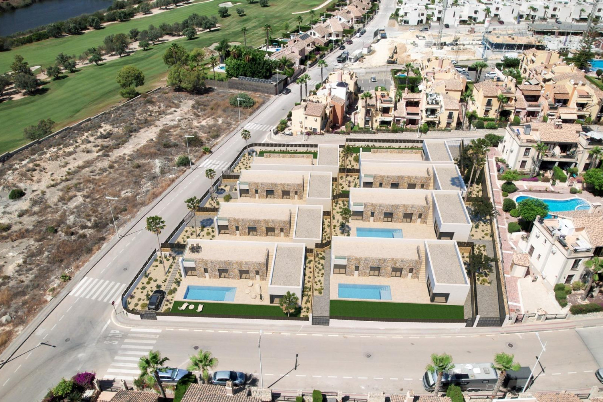 Nieuwbouw woningen - 3. Halfvrijstaand huis - Algorfa - Costa Blanca Zuid