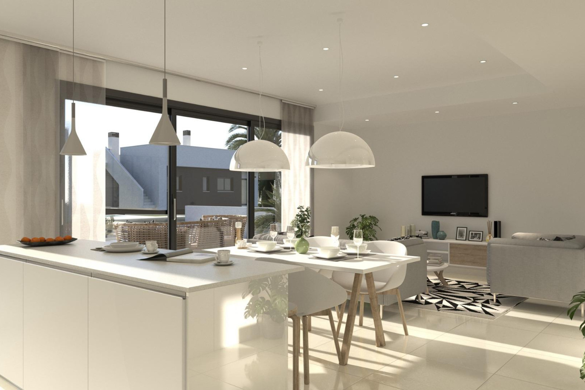 Nieuwbouw woningen - 3. Halfvrijstaand huis - Alhama De Murcia - Costa Calida