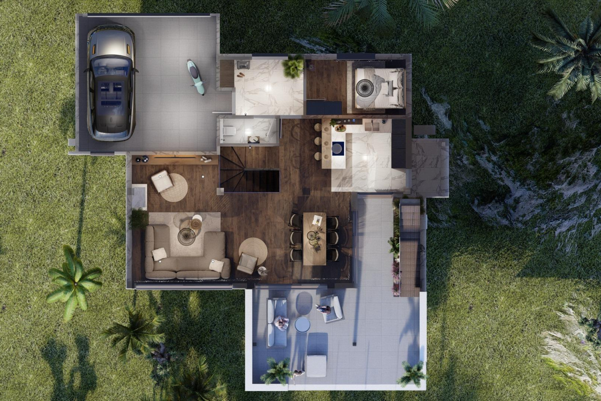 Nieuwbouw woningen - 3. Halfvrijstaand huis - Altea - Costa Blanca Noord