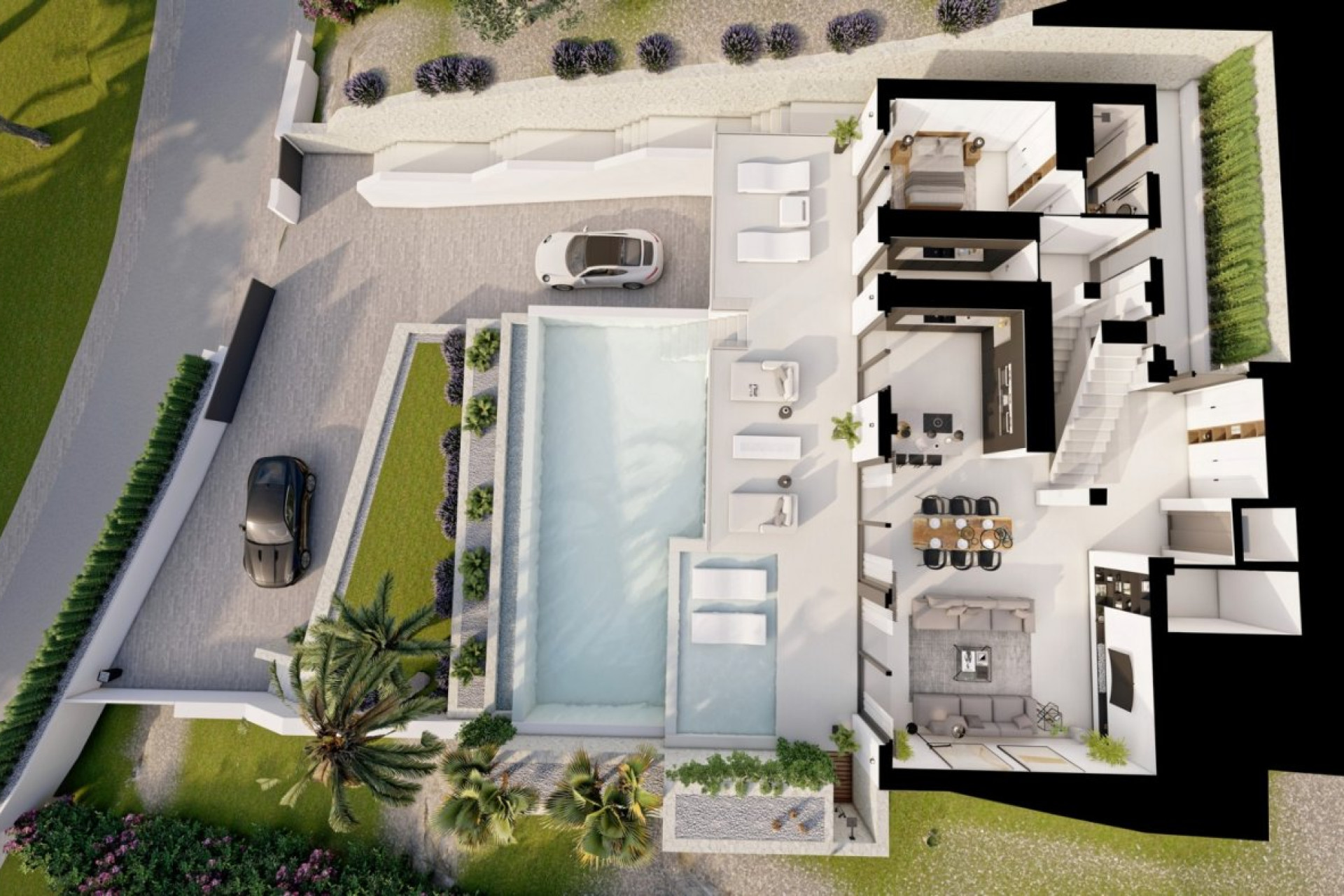 Nieuwbouw woningen - 3. Halfvrijstaand huis - Altea - Costa Blanca Noord