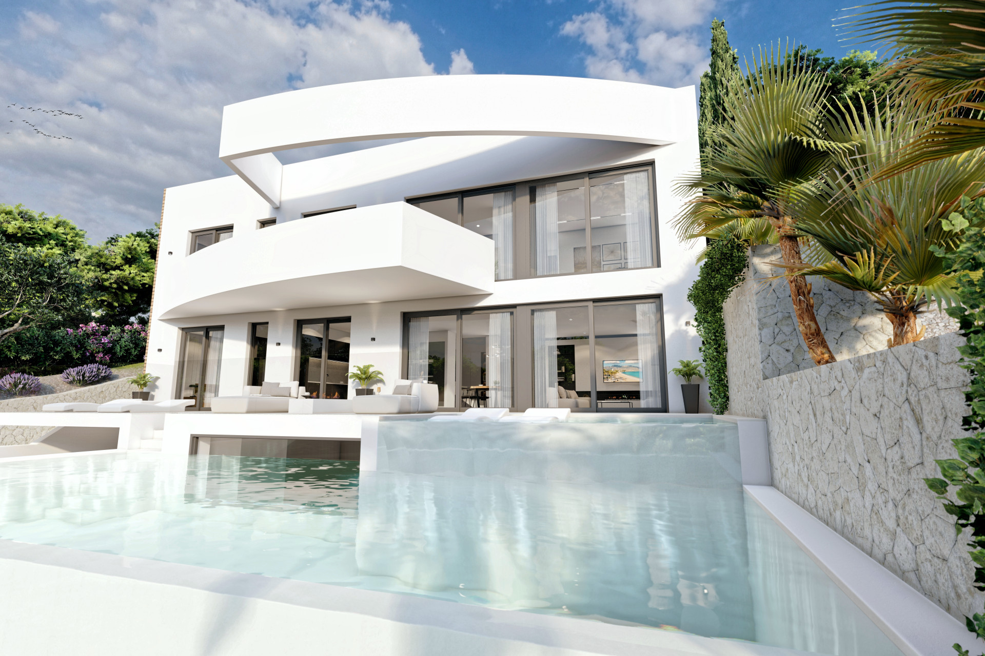 Nieuwbouw woningen - 3. Halfvrijstaand huis - Altea - Costa Blanca Zuid