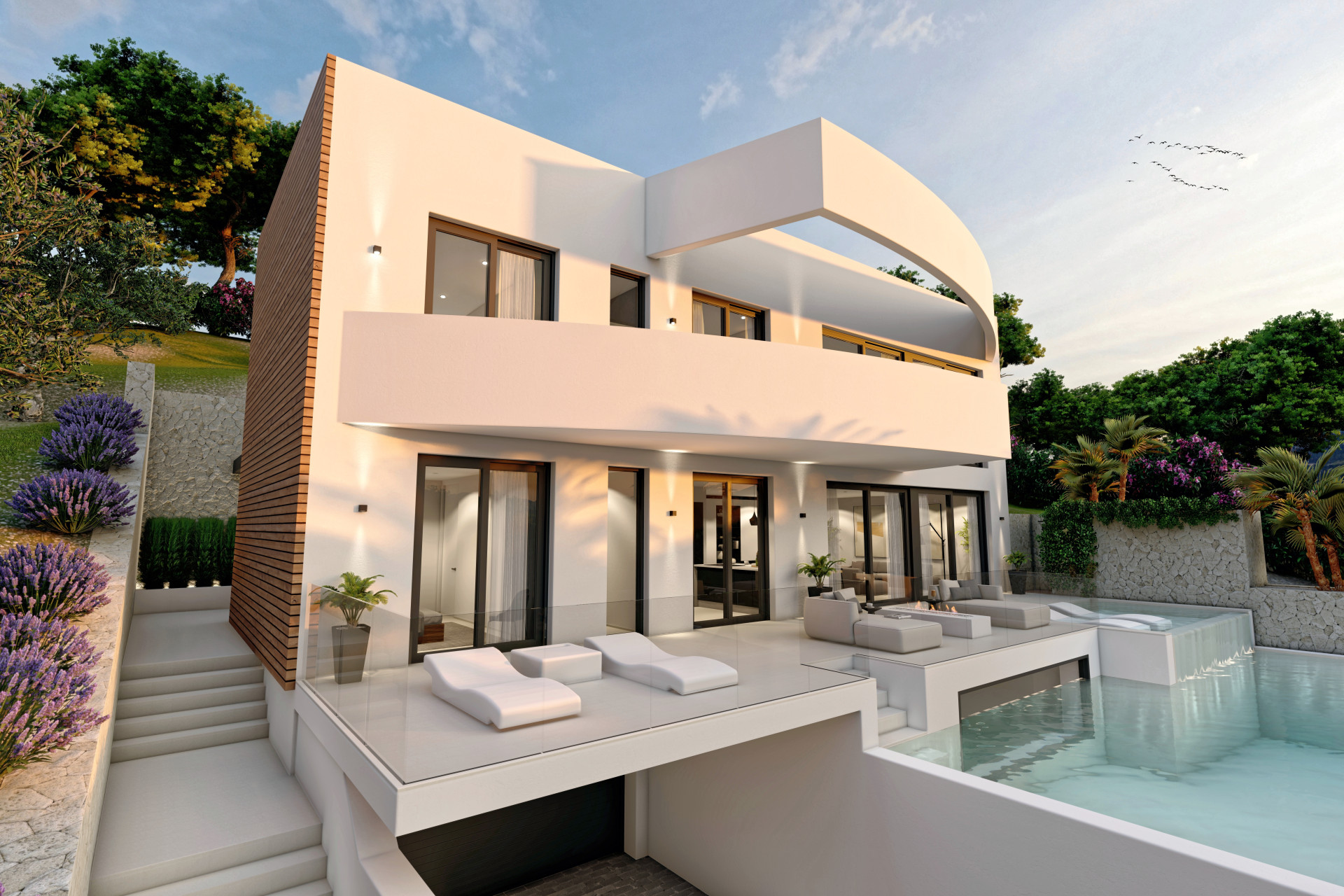 Nieuwbouw woningen - 3. Halfvrijstaand huis - Altea - Costa Blanca Zuid