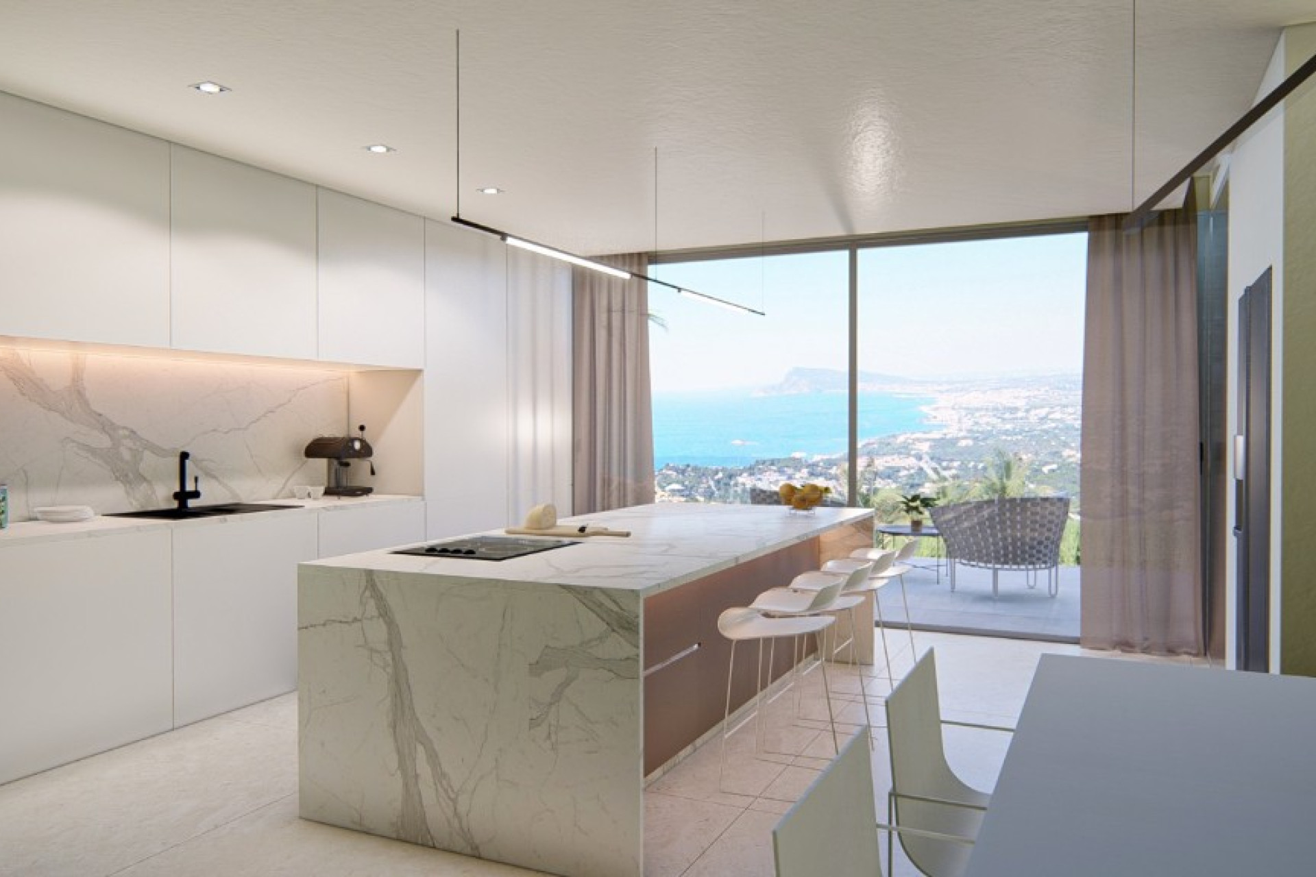 Nieuwbouw woningen - 3. Halfvrijstaand huis - Altea - Costa Blanca Zuid