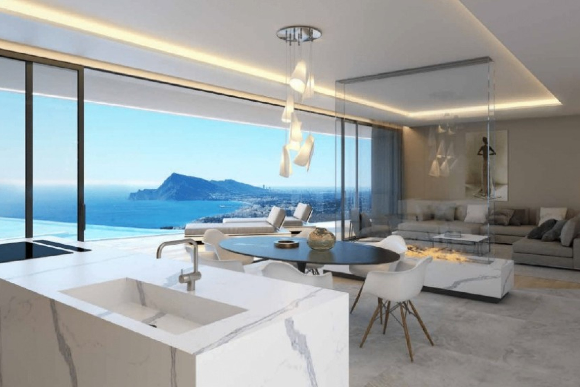 Nieuwbouw woningen - 3. Halfvrijstaand huis - Altea - Costa Blanca Zuid