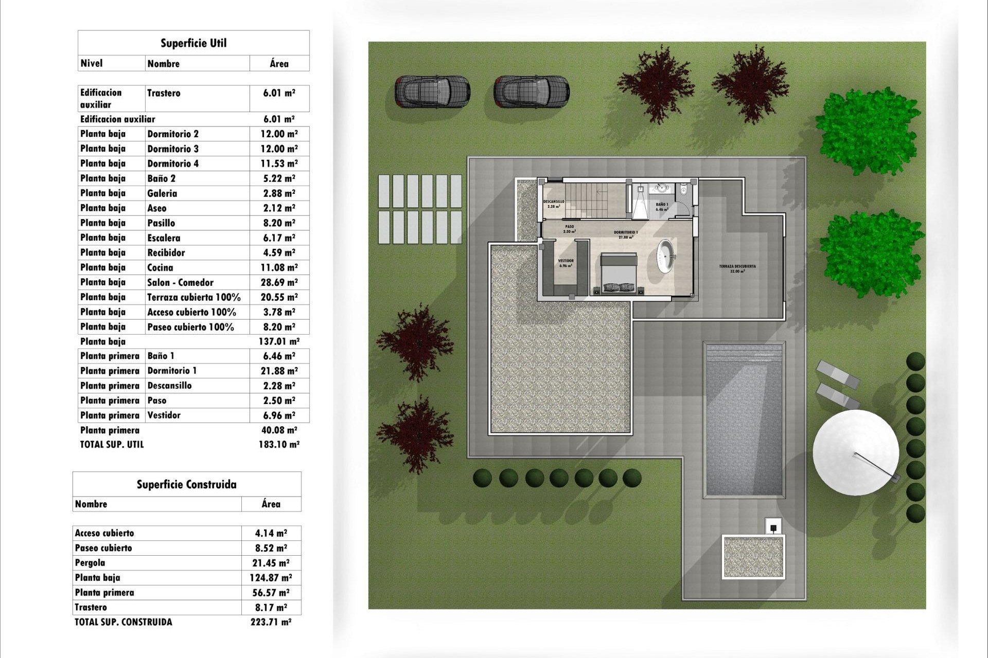 Nieuwbouw woningen - 3. Halfvrijstaand huis - Aspe - Costa Blanca Noord