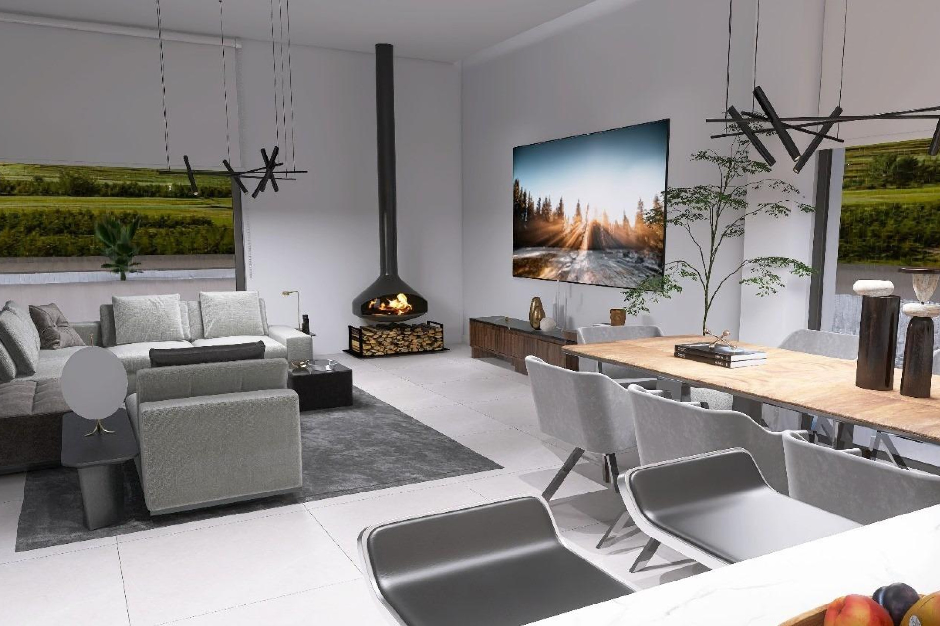 Nieuwbouw woningen - 3. Halfvrijstaand huis - Aspe - Costa Blanca Noord