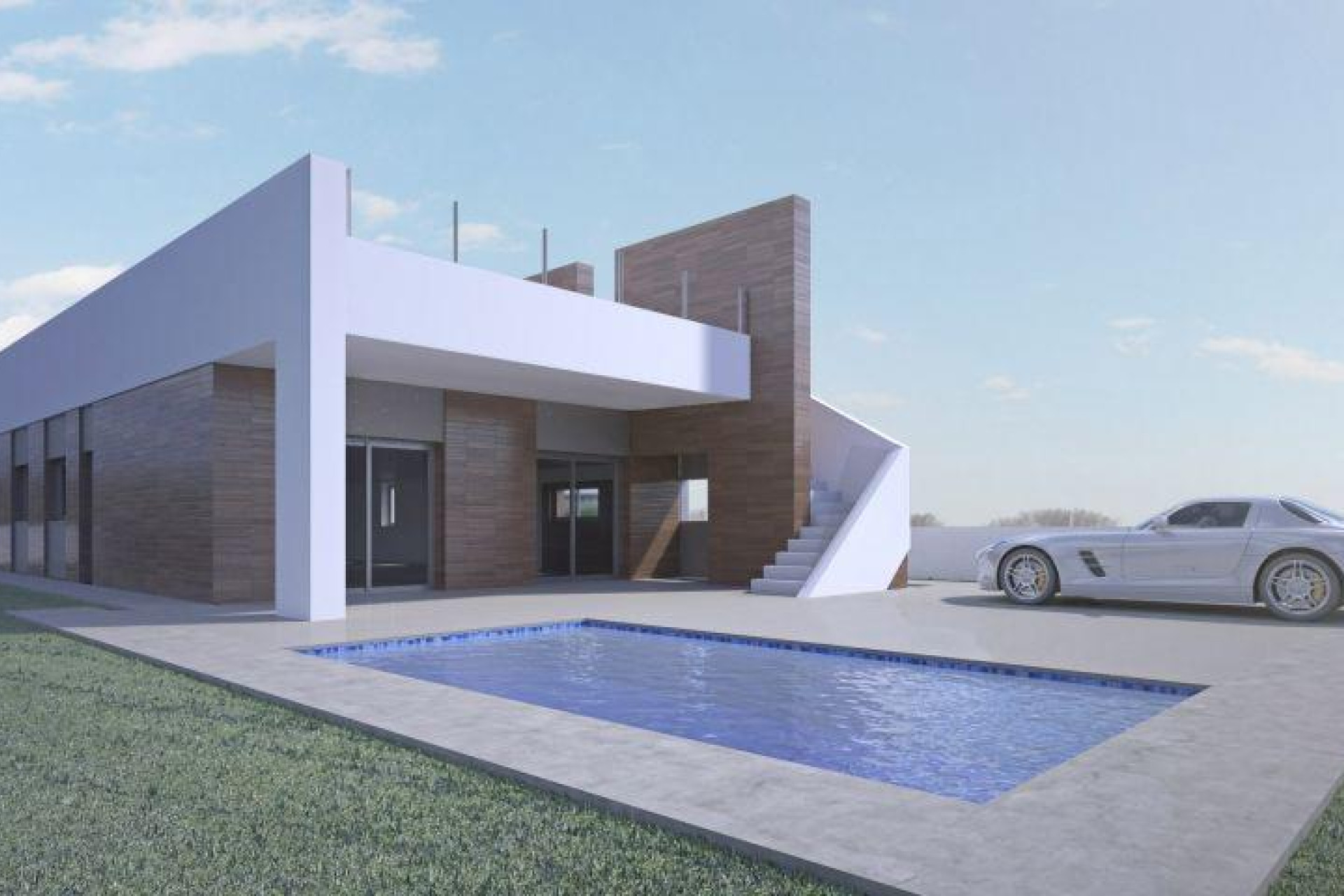 Nieuwbouw woningen - 3. Halfvrijstaand huis - Aspe - Costa Blanca Noord