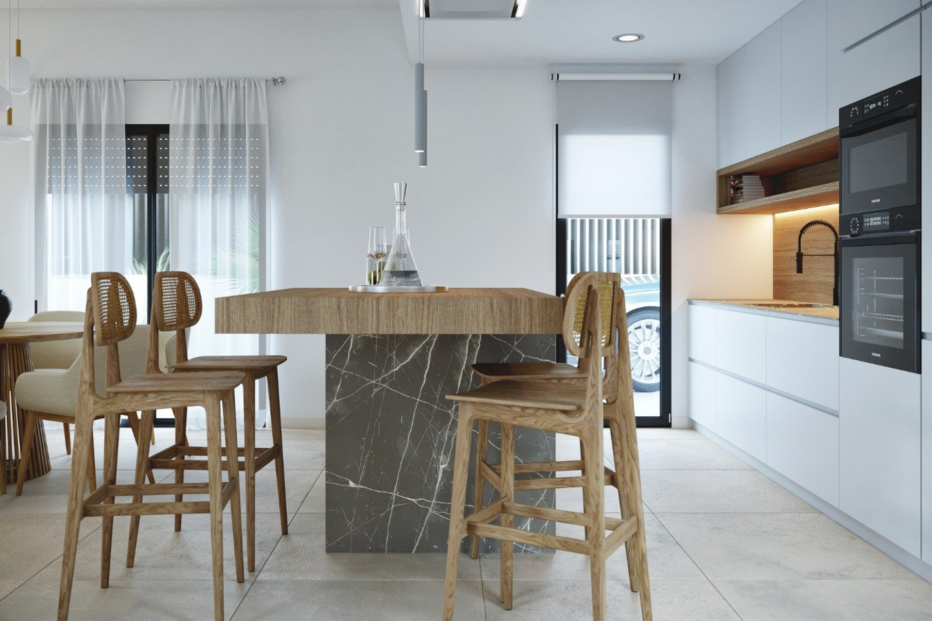 Nieuwbouw woningen - 3. Halfvrijstaand huis - Baños y Mendigo - Costa Calida