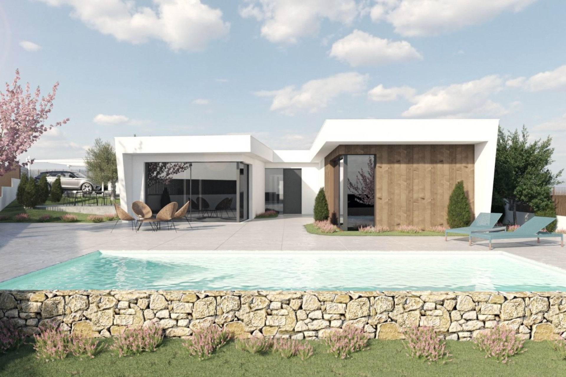 Nieuwbouw woningen - 3. Halfvrijstaand huis - Baños y Mendigo - Costa Calida