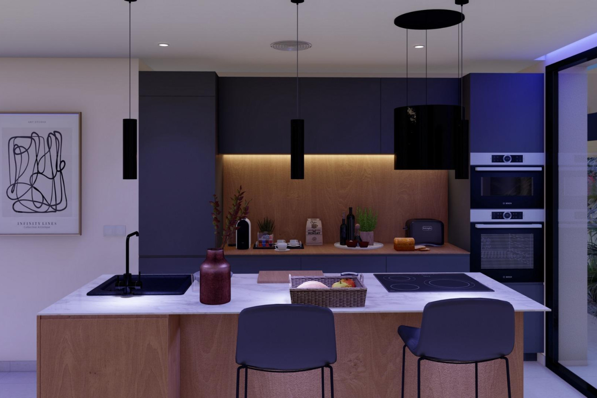 Nieuwbouw woningen - 3. Halfvrijstaand huis - Baños y Mendigo - Costa Calida