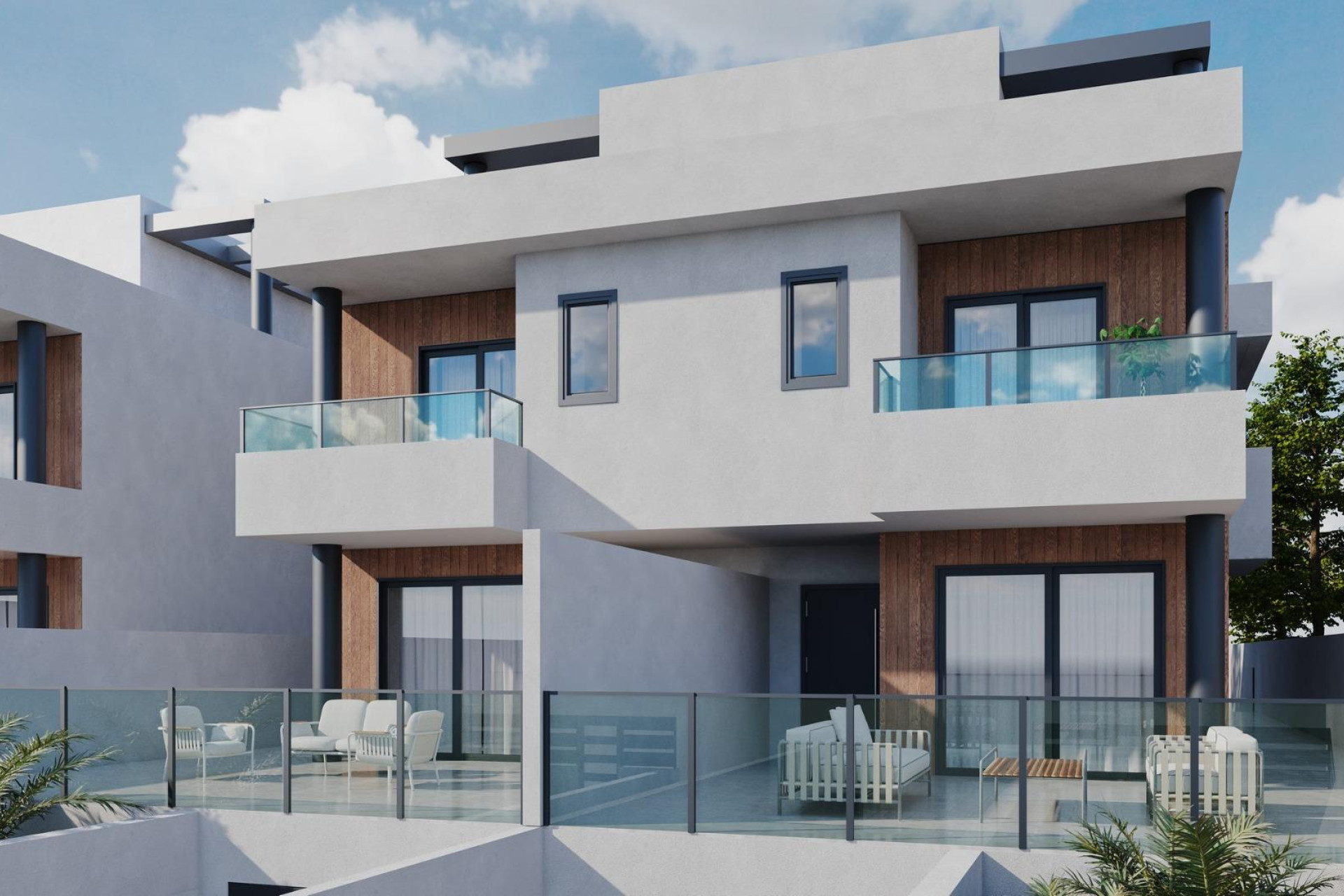 Nieuwbouw woningen - 3. Halfvrijstaand huis - Benferri - Benfis Park