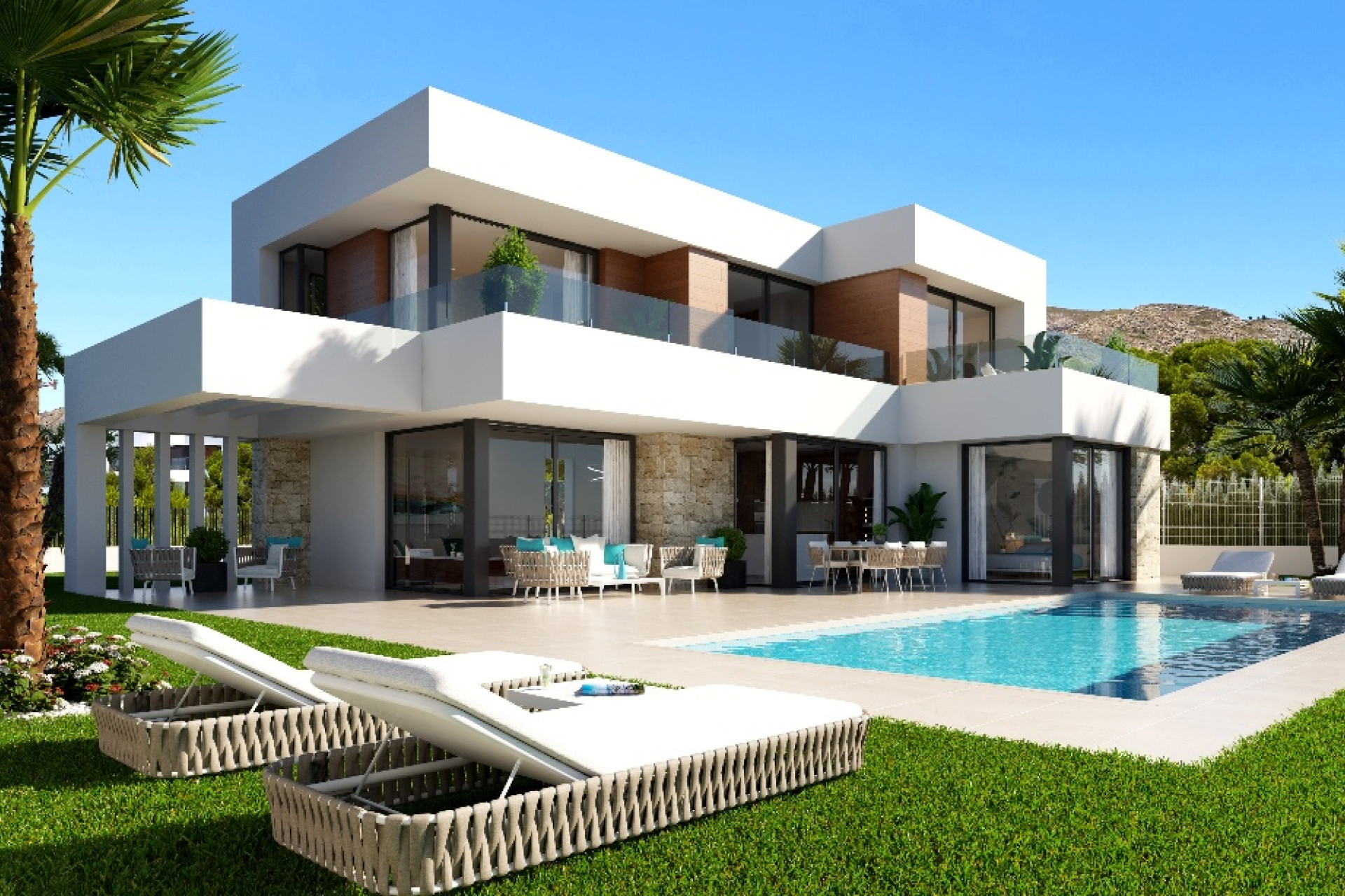 Nieuwbouw woningen - 3. Halfvrijstaand huis - Benidorm - Costa Blanca Noord
