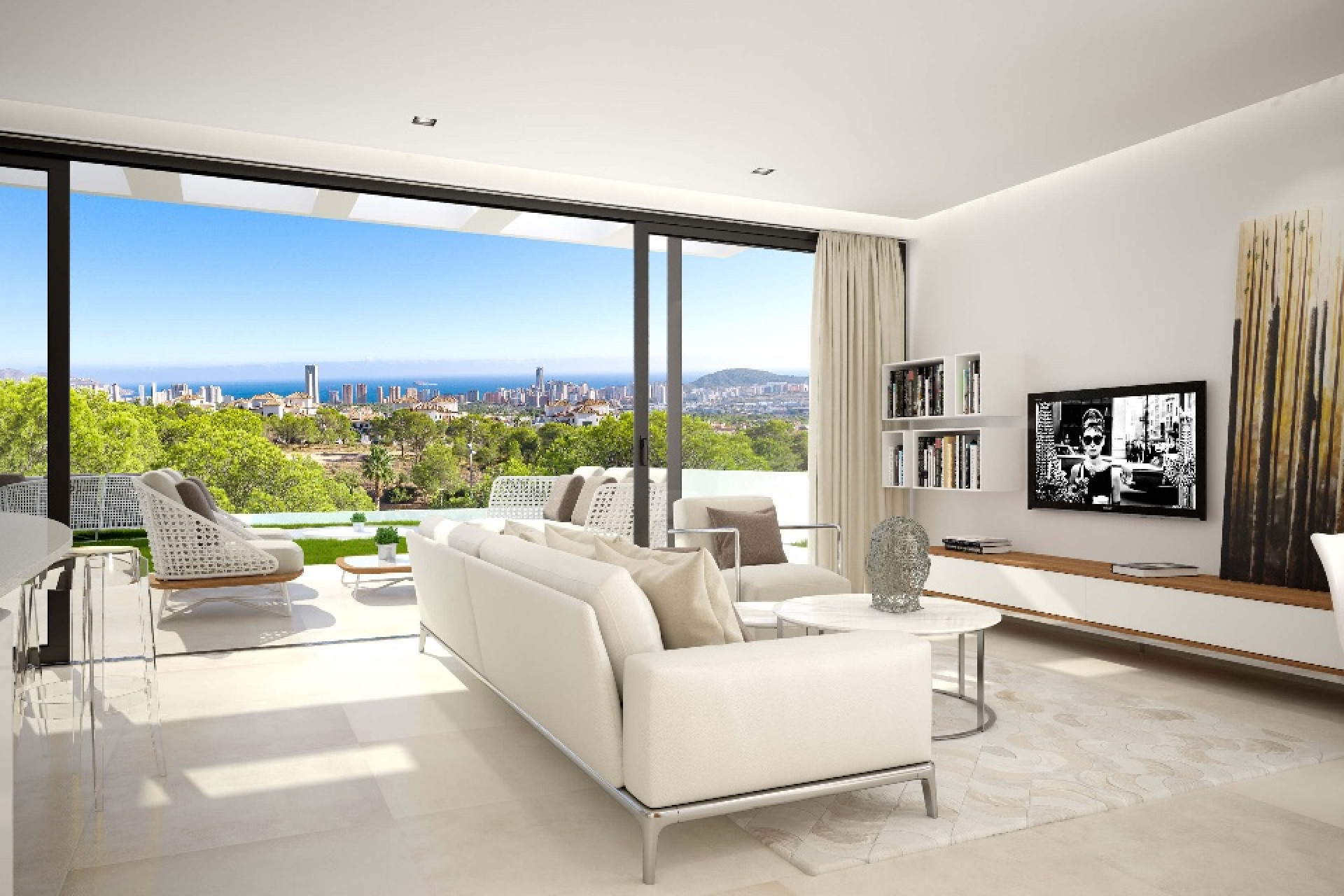 Nieuwbouw woningen - 3. Halfvrijstaand huis - Benidorm - Costa Blanca Noord