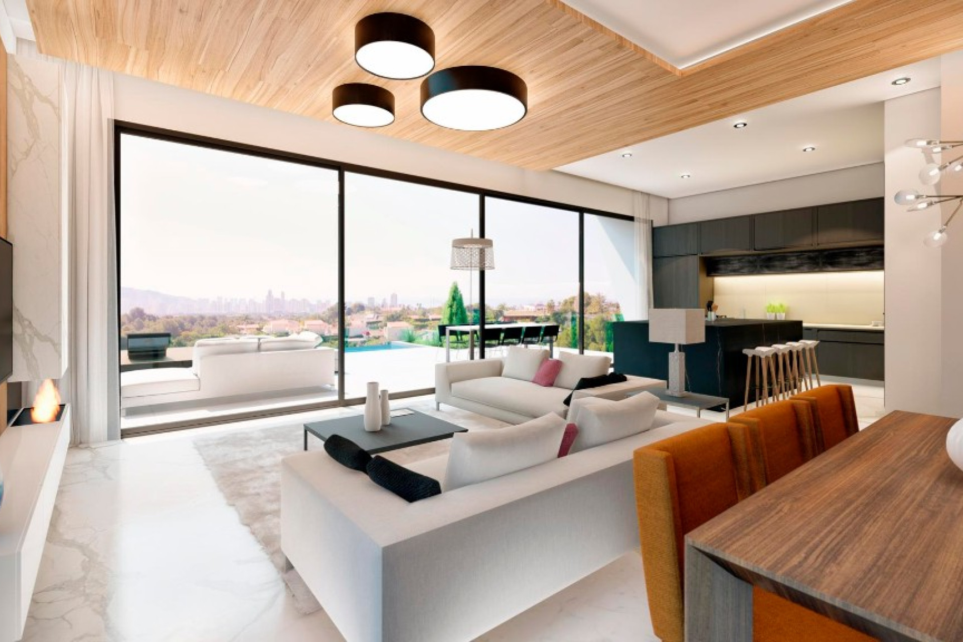 Nieuwbouw woningen - 3. Halfvrijstaand huis - Benidorm - Costa Blanca Noord