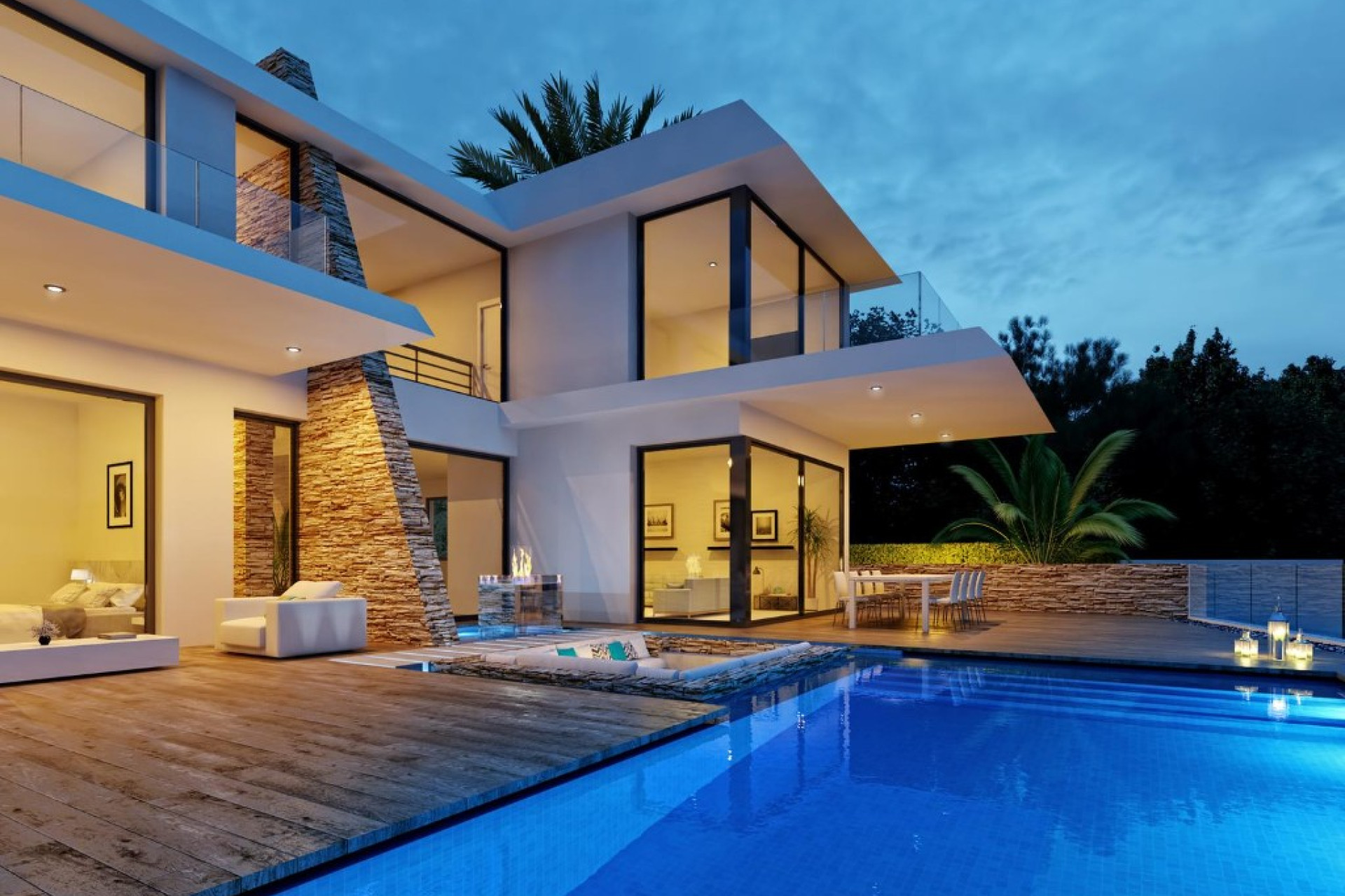 Nieuwbouw woningen - 3. Halfvrijstaand huis - Benidorm - Costa Blanca Noord