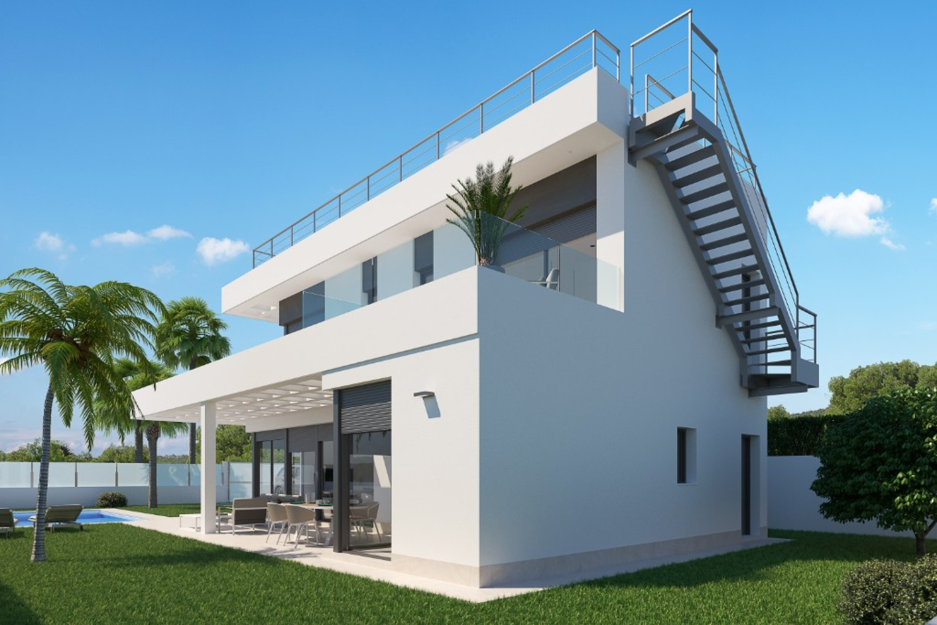 Nieuwbouw woningen - 3. Halfvrijstaand huis - Benidorm - Costa Blanca Noord