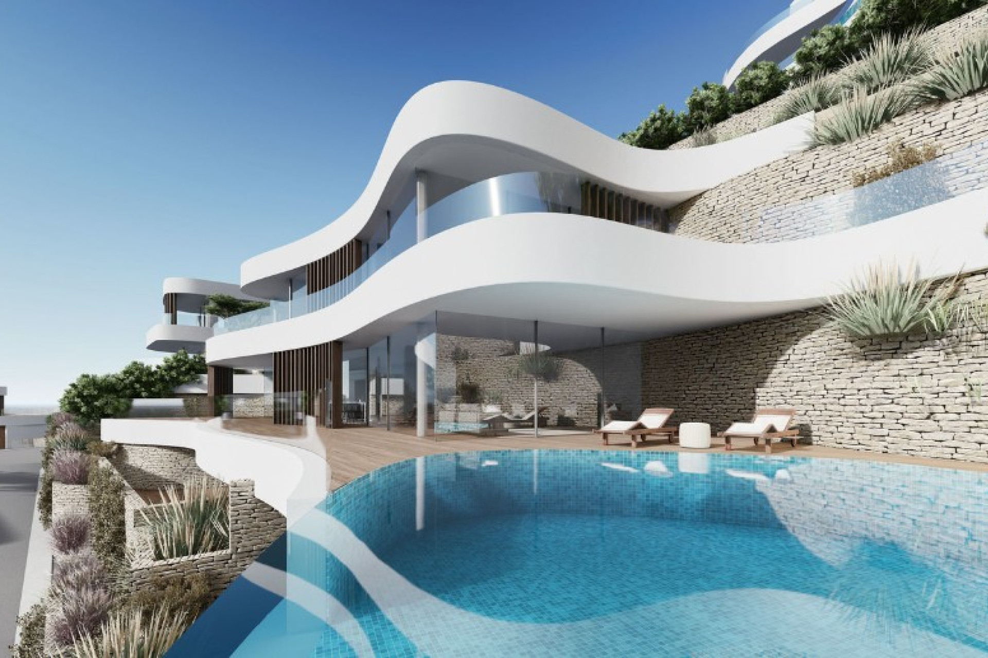Nieuwbouw woningen - 3. Halfvrijstaand huis - Benidorm - Costa Blanca Noord