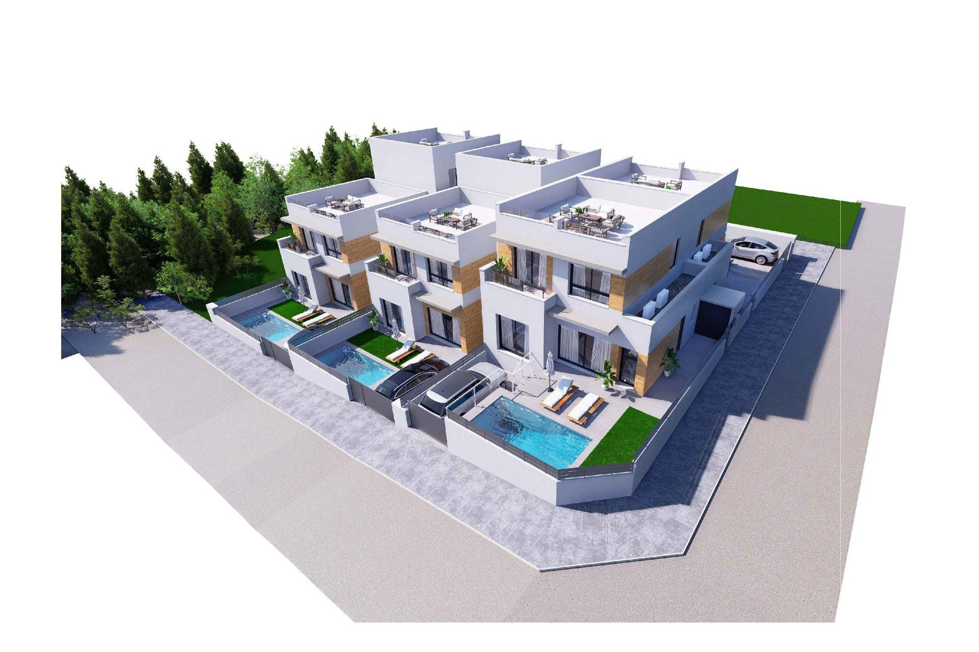 Nieuwbouw woningen - 3. Halfvrijstaand huis - Benijofar - Costa Blanca Zuid