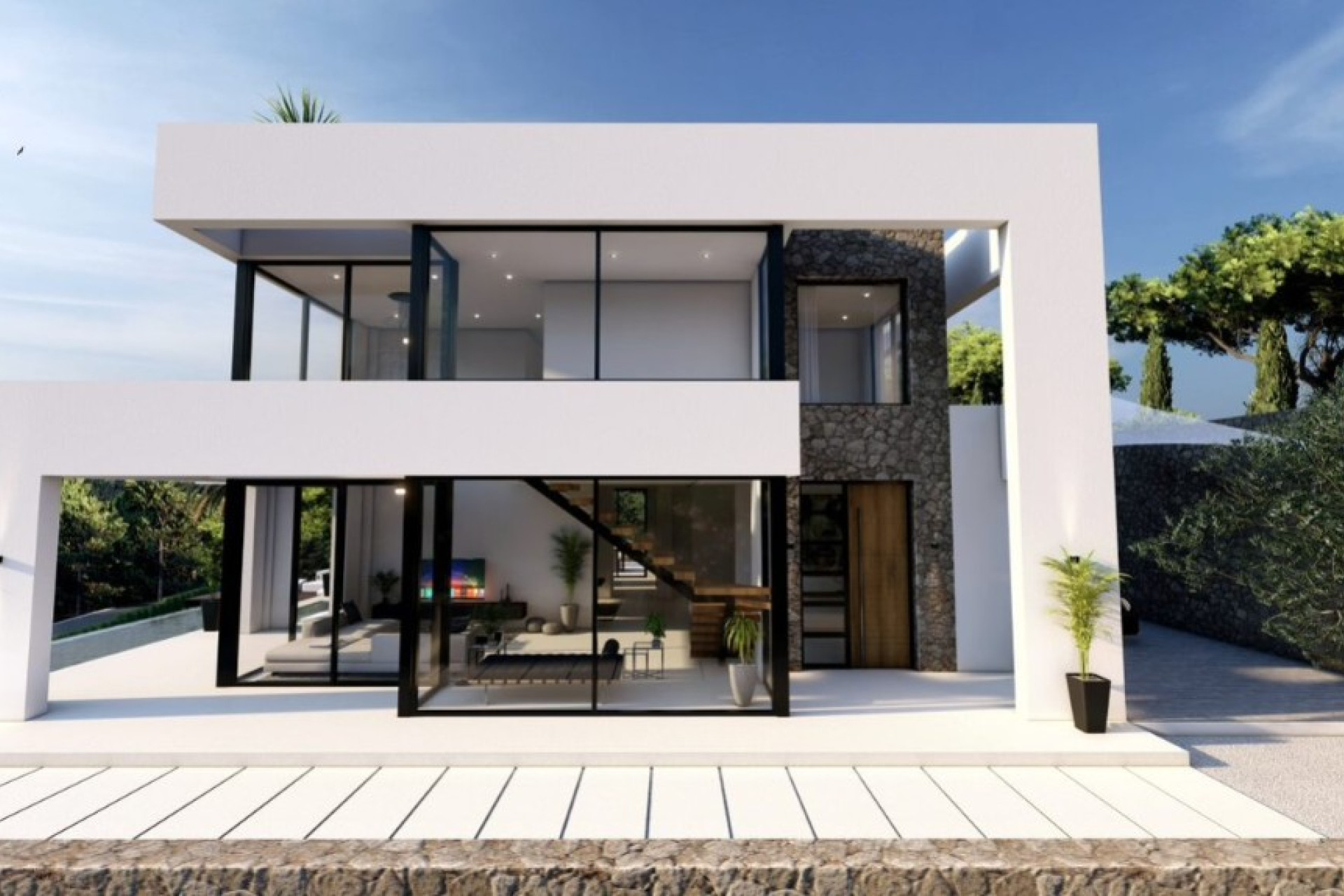 Nieuwbouw woningen - 3. Halfvrijstaand huis - Benissa - Costa Blanca Noord