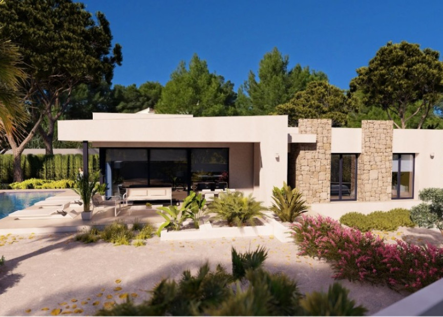 Nieuwbouw woningen - 3. Halfvrijstaand huis - Benissa - Costa Blanca Noord