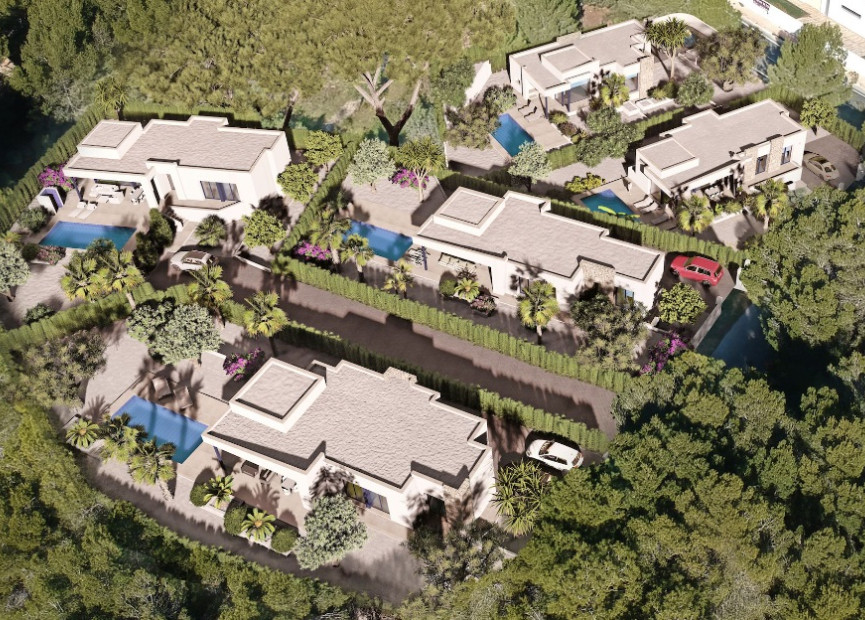 Nieuwbouw woningen - 3. Halfvrijstaand huis - Benissa - Costa Blanca Noord